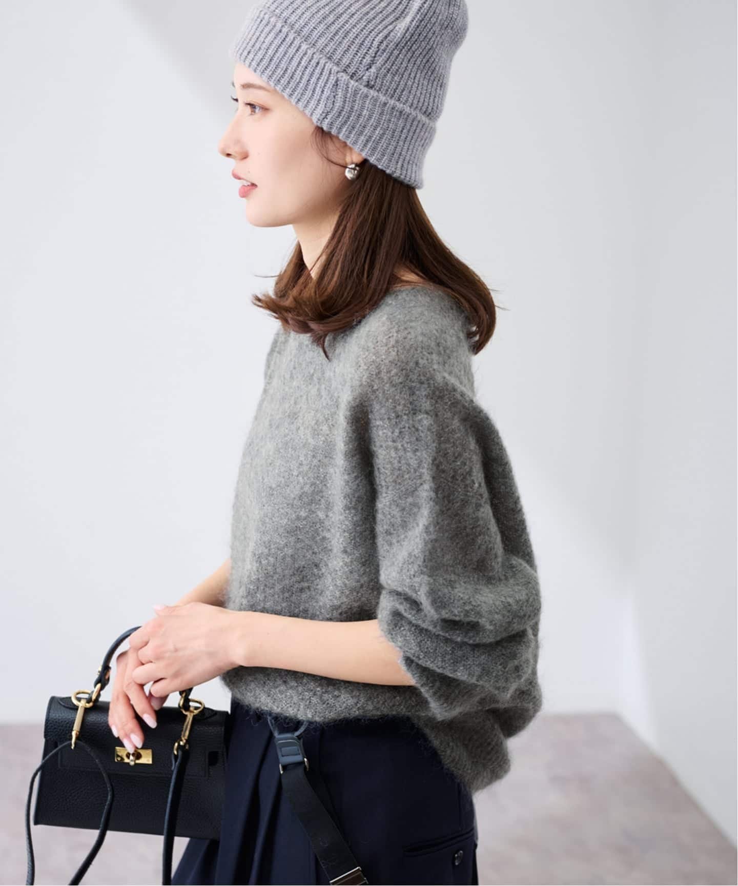 FRAMeWORK｜モヘヤmix カノコ柄プルオーバー | Rakuten Fashion(楽天