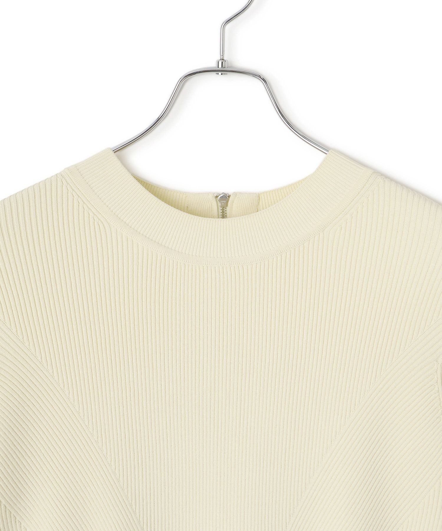 ADAM ET ROPE'｜【再入荷】・【サステナブル】ペプラムコンビニット