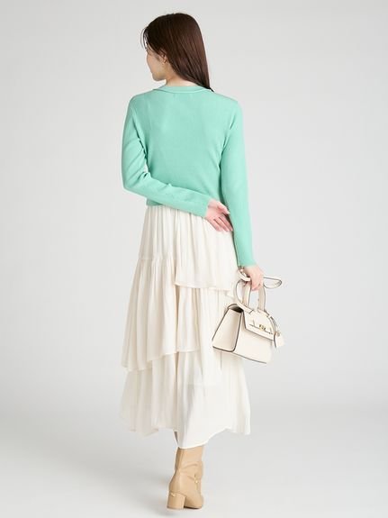 CELFORD｜アシメヘムドレス&トリムリブカーデ | Rakuten Fashion(楽天