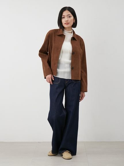 Mila Owen｜パッチポケットデザインバギーデニムパンツ | Rakuten