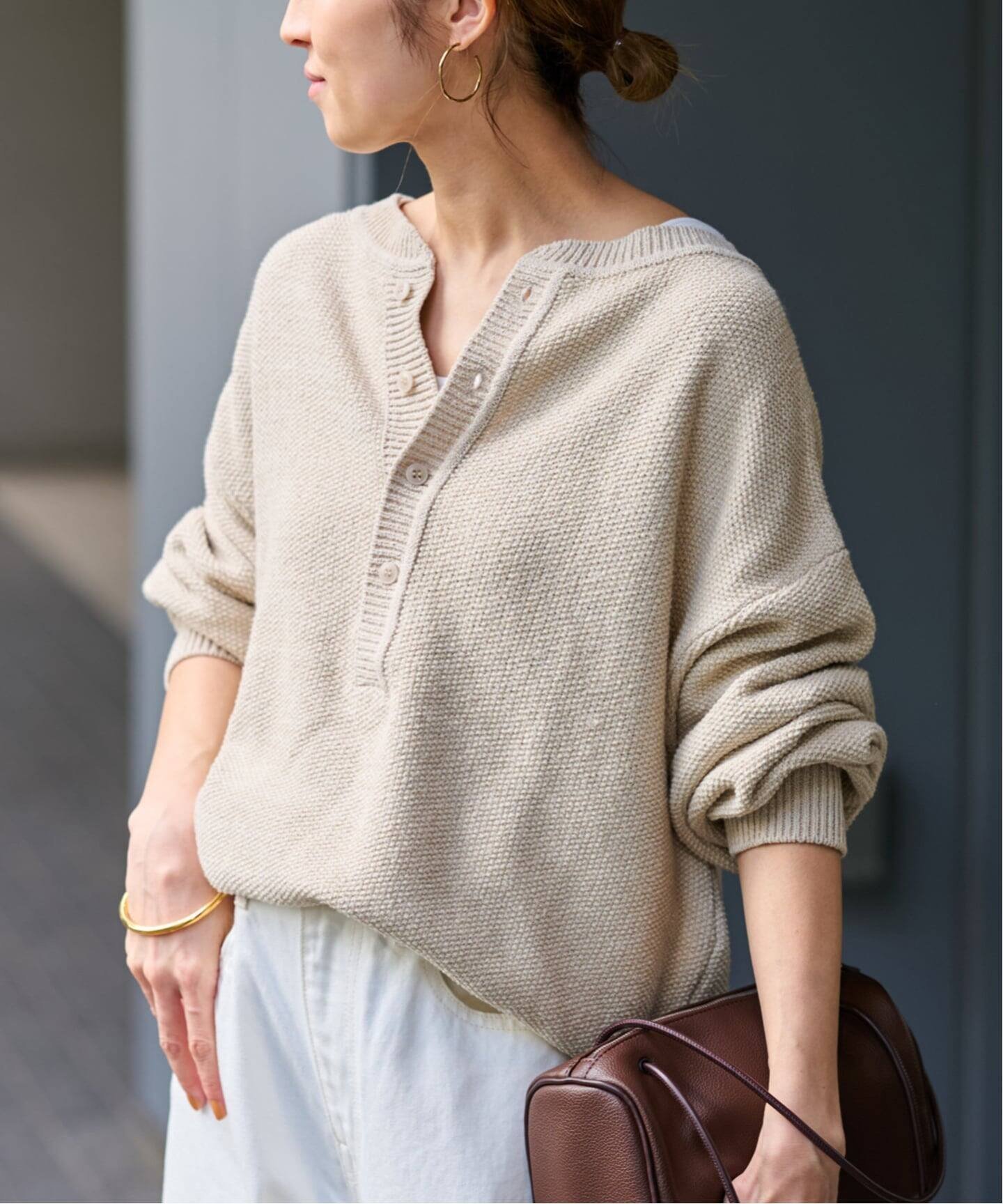 FRAMeWORK｜≪追加≫カノコ2WAYヘンリーニット 2 | Rakuten Fashion