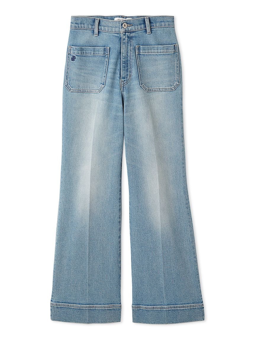 LILY BROWN｜ストレートフレアデニムパンツ | Rakuten Fashion(楽天