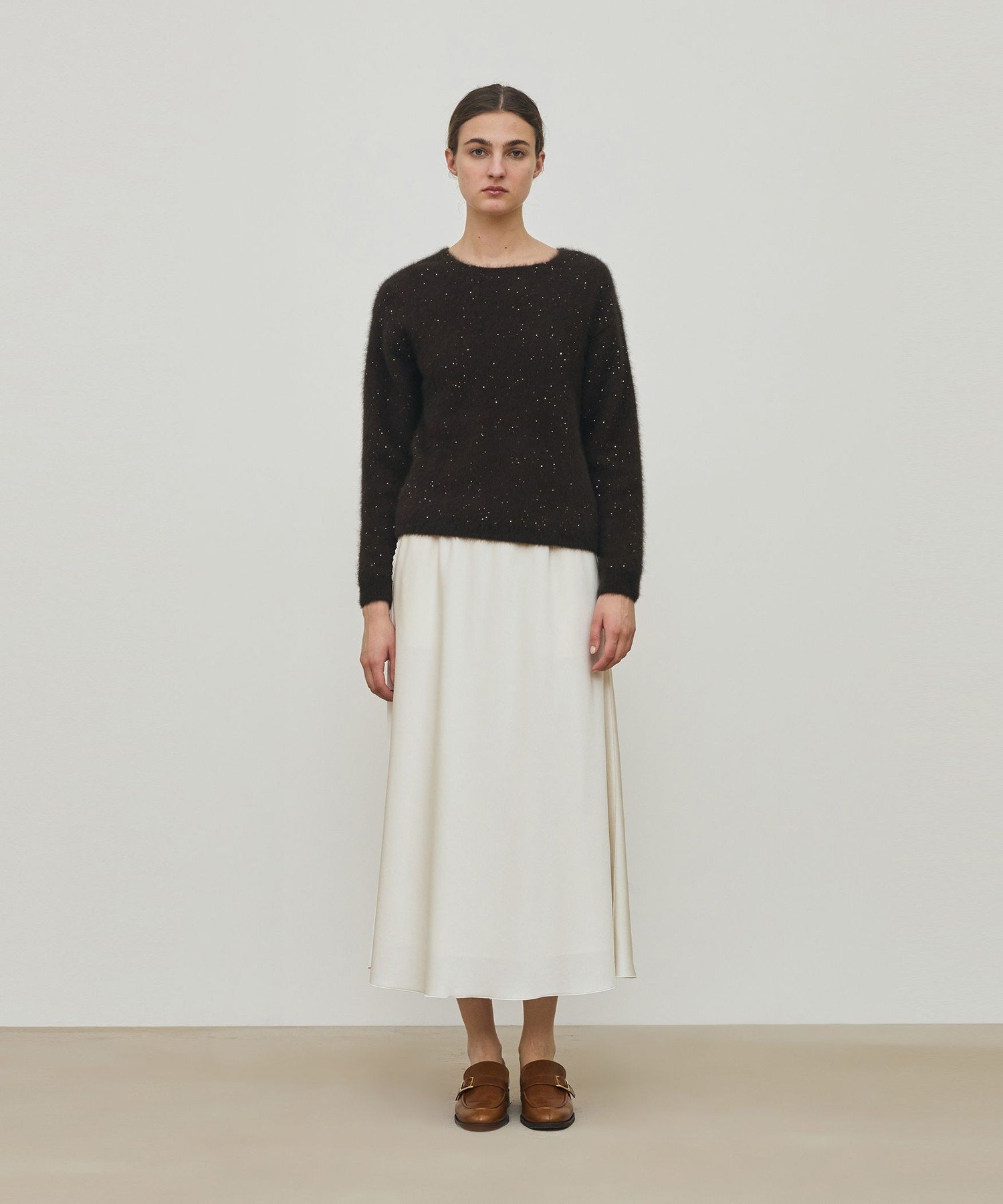 TOMORROWLAND｜フォックスカシミヤ クルーネックプルオーバー