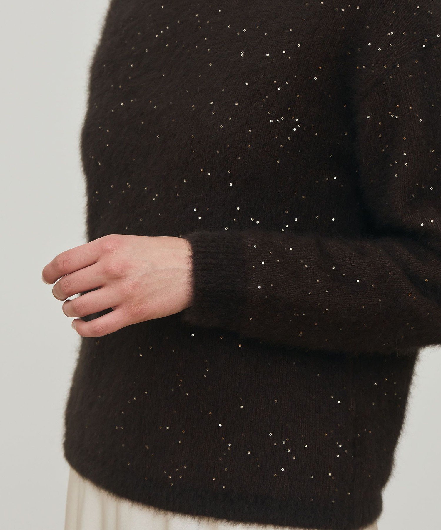 TOMORROWLAND｜フォックスカシミヤ クルーネックプルオーバー