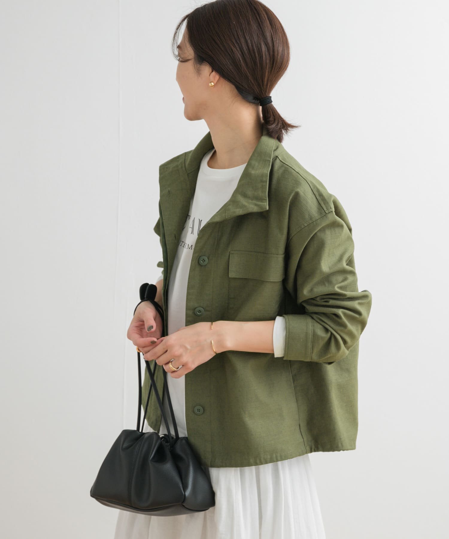 URBAN RESEARCH DOORS｜ミリタリースタンドカラージャケット | Rakuten