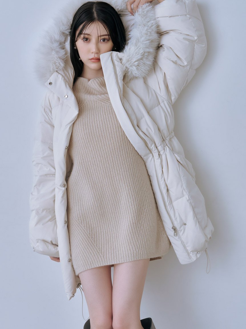 SNIDEL｜ラクーンミニニットワンピース | Rakuten Fashion(楽天