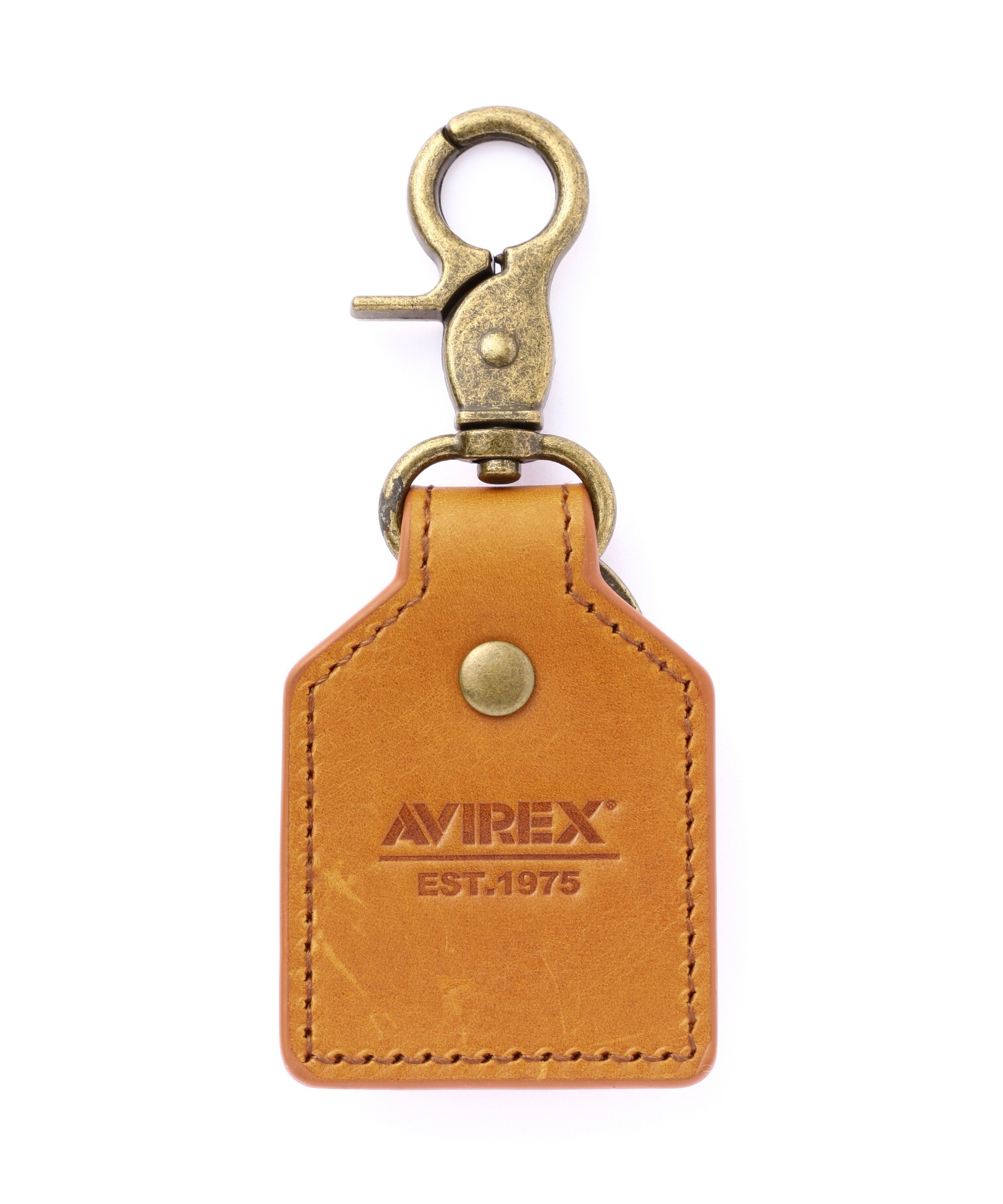 AVIREX｜AVIREX KEY HOLDER EMBOSSED LEATHER / アヴィレックス
