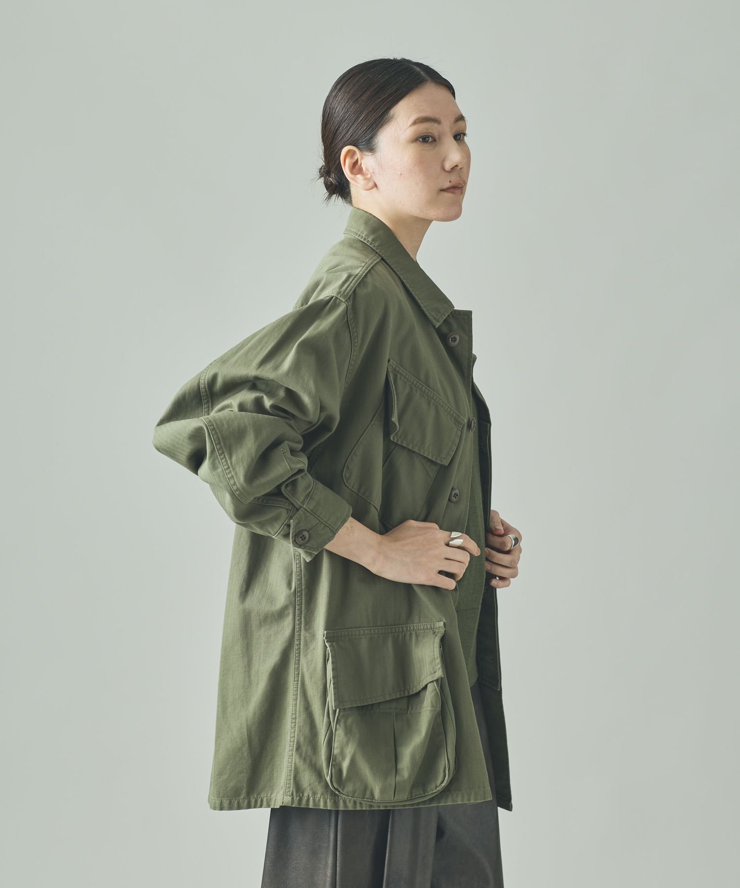 ＆RC カレンソロジー　ファティーグジャケット　curensology Curensology(カレンソロジー)/＜&RC＞ファティーグジャケットを使った