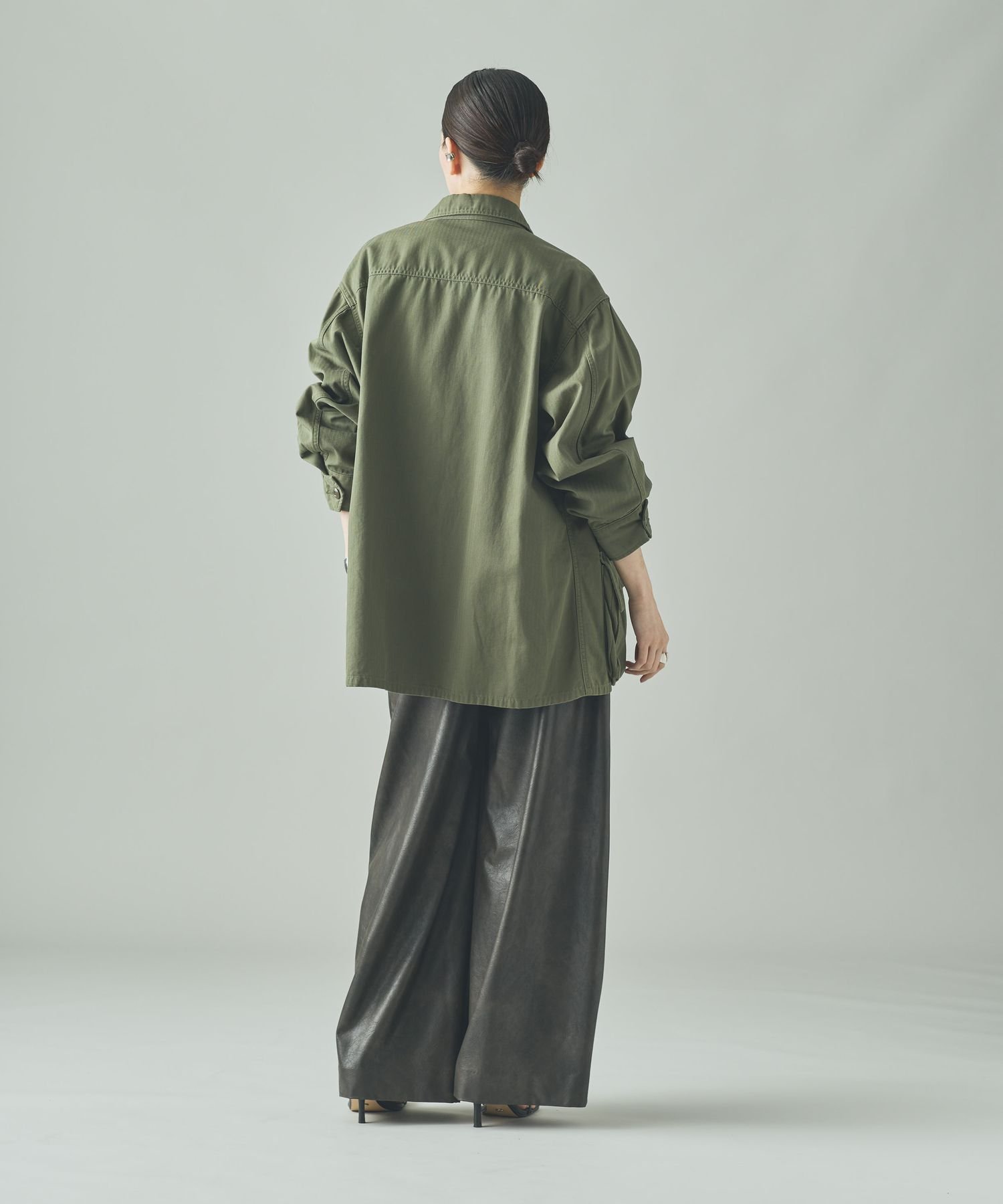 美品　Curensology 〈＆RC〉ファティーグジャケット　カーキ &RC＞ヴィンテージライクファティーグジャケット | [公式]カレン