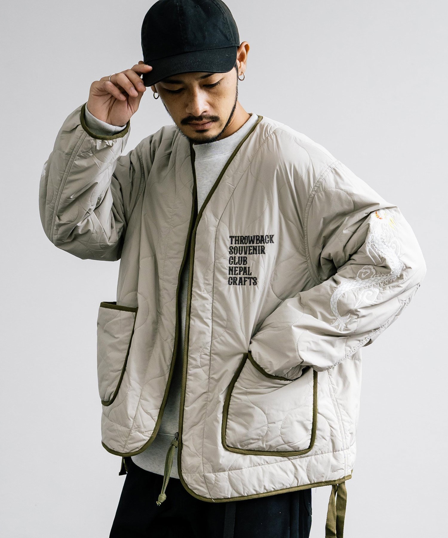 shirocon もくもくキルトジャケット yori シロコン スカラップ 新品