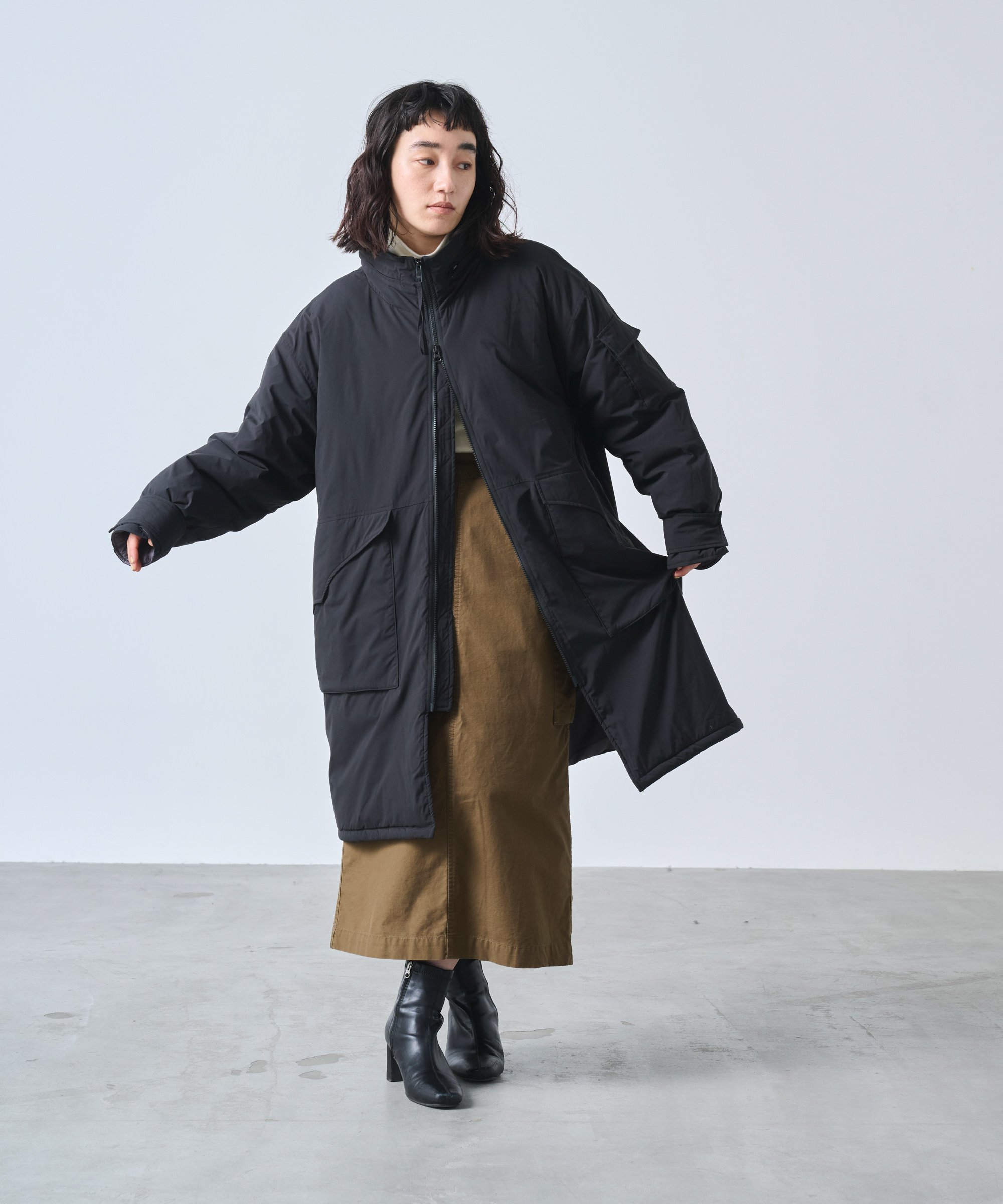 b apartment｜「KHA:KI / カーキ」MIL PADDING COAT | Rakuten Fashion