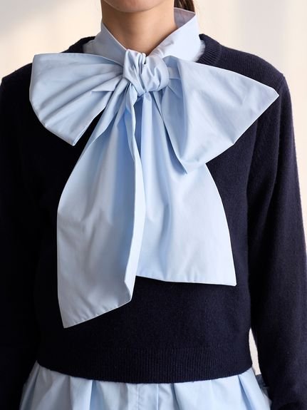 SNIDEL｜レイヤードボウタイチュニック | Rakuten Fashion(楽天