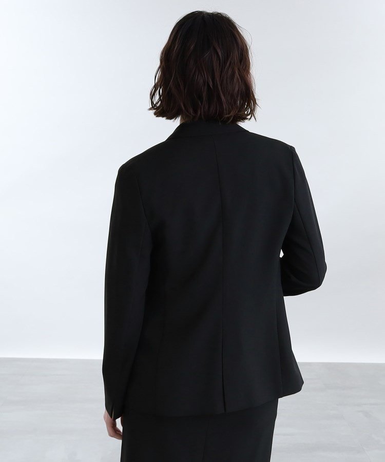 INDIVI｜【定番スーツ/UVケア/洗える】ウール調テーラードジャケット