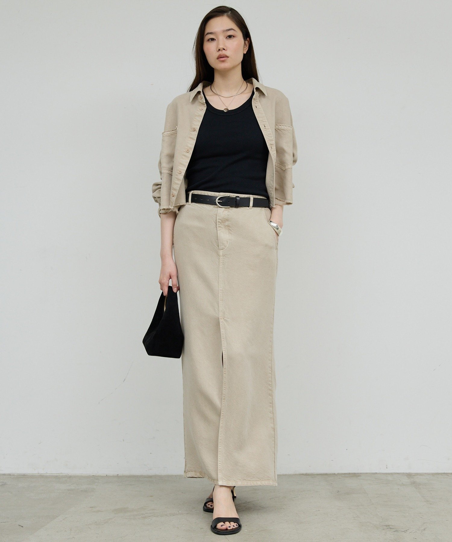 GALLARDAGALANTE｜【セットアップ対応】リヨセルショートシャツ