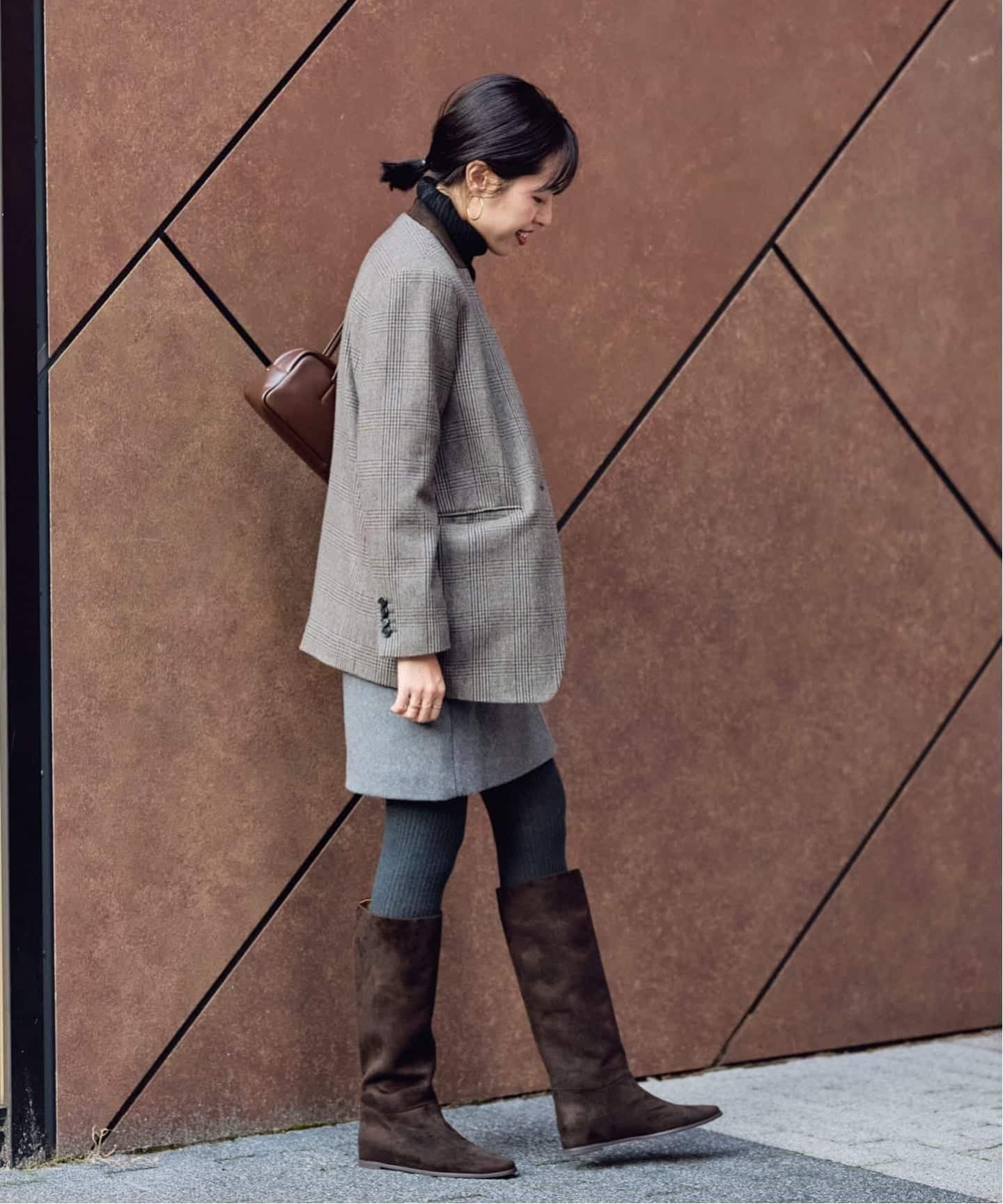 LE TALON｜《追加5》2cmワイドシャフトロングブーツ | Rakuten Fashion