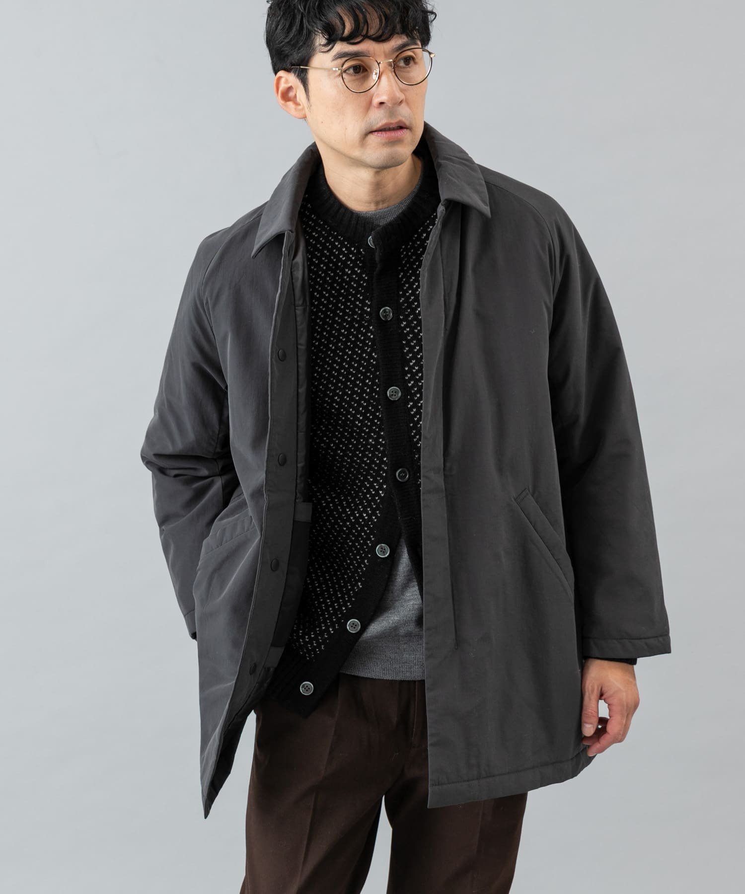 URBAN RESEARCH ROSSO｜『XLサイズあり』NOUVELLE中綿ステンカラー