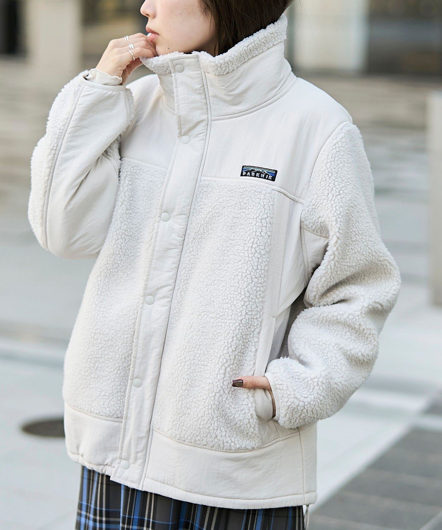 coen｜【PARKNIK(パークニック)】切替ボアブルゾン | Rakuten Fashion