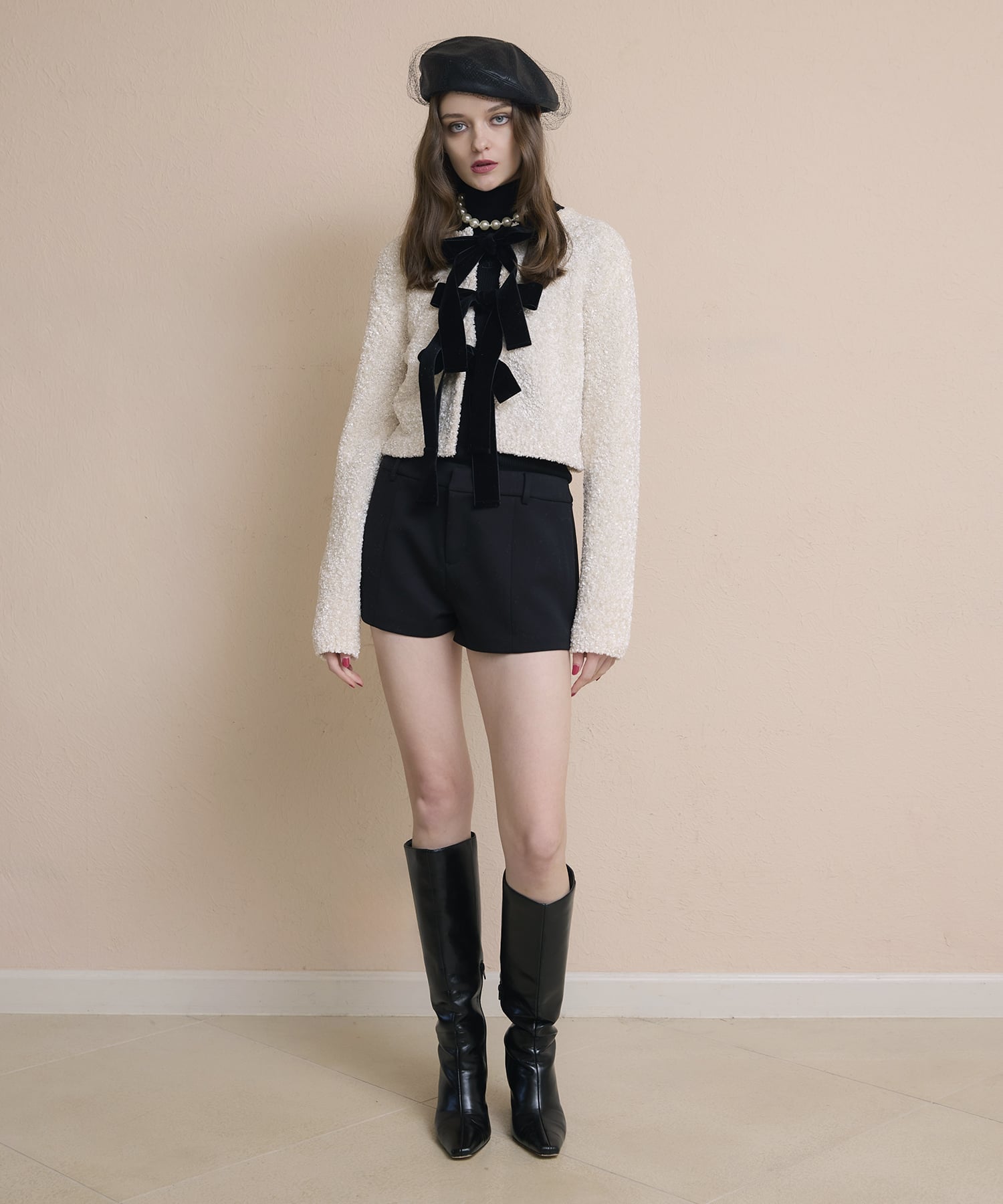 EIMY ISTOIRE｜フロントリボンニットトップス | Rakuten Fashion(楽天