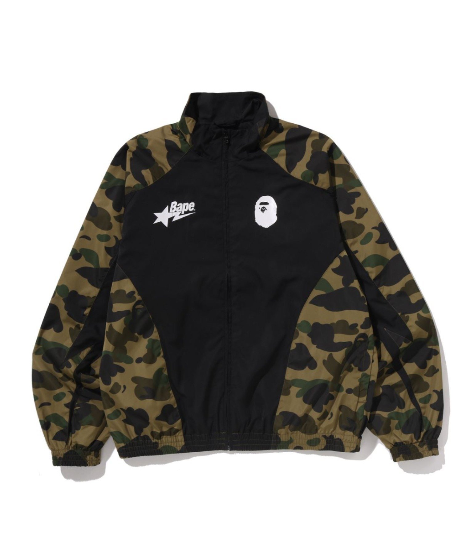 A BATHING APE｜1ST CAMO STAND COLLAR TRACK JACKET | Rakuten