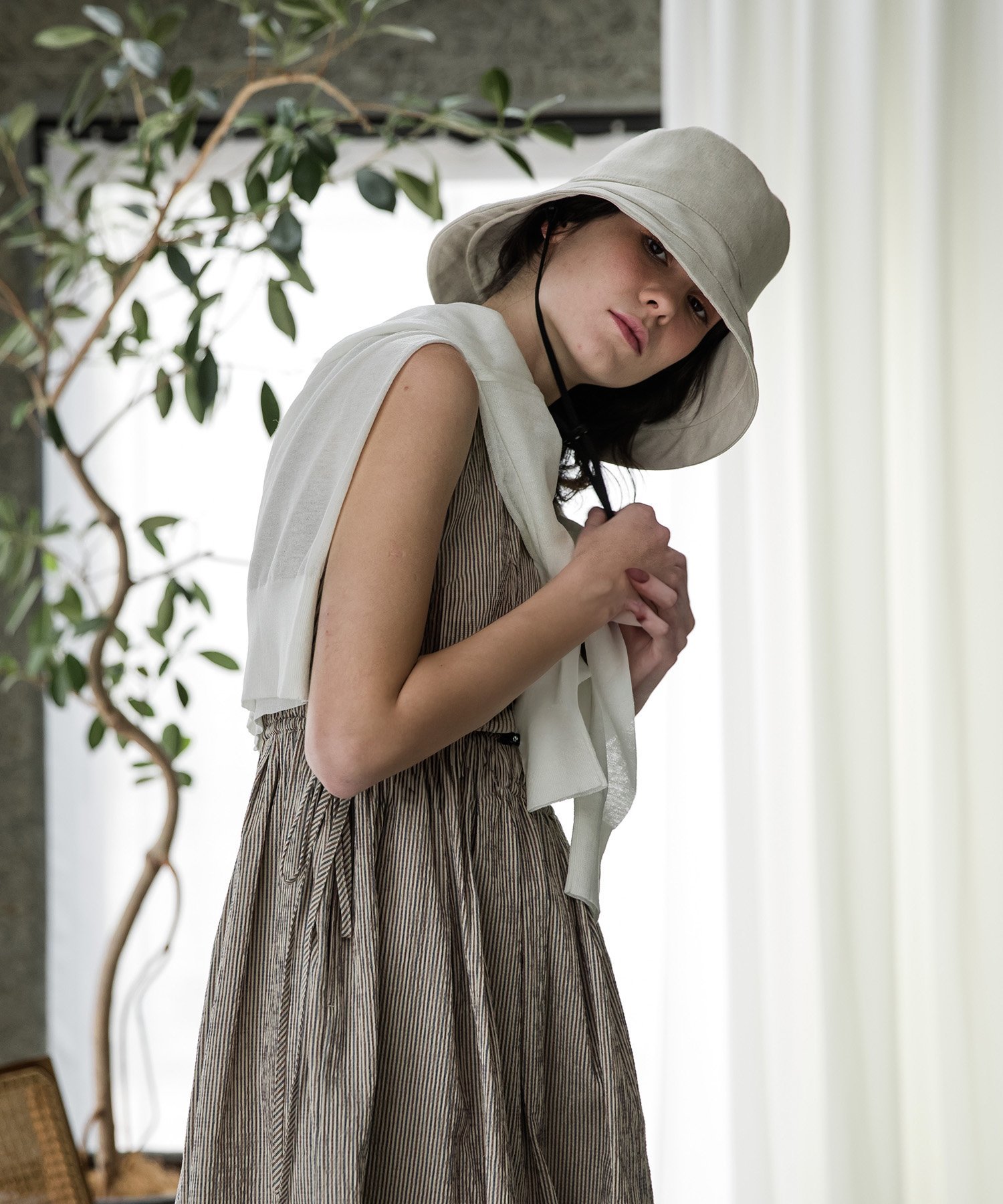 MOONBAT｜Marylia/(W)帽子 レディース 大きいサイズ サイズ調整 つば広