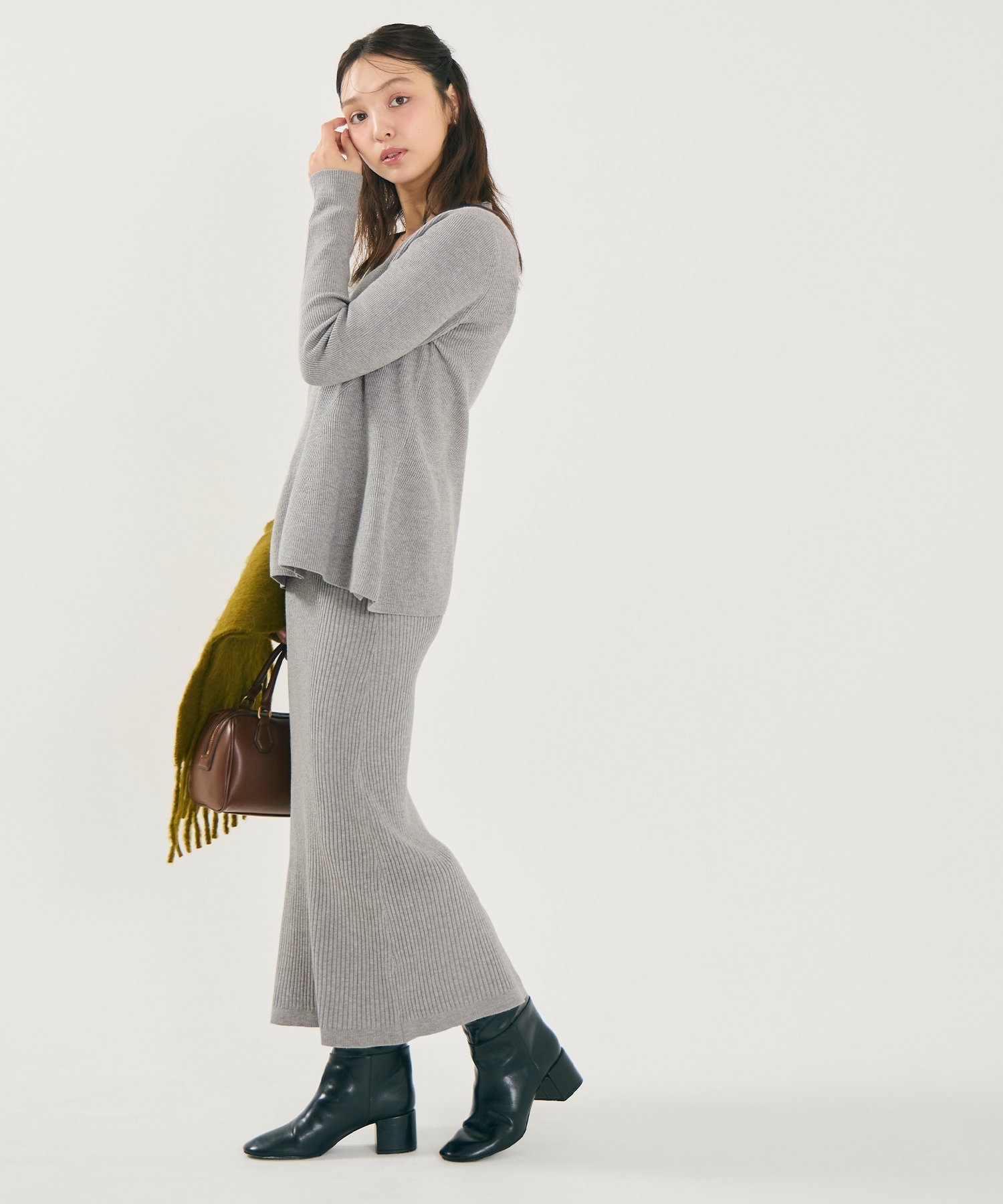 coca｜カーディガンスカートセットアップ | Rakuten Fashion(楽天