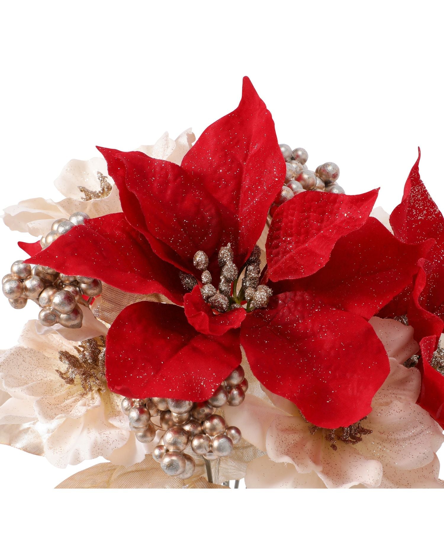 Francfranc｜アートフラワー ポインセチア ブッシュ レッド | Rakuten