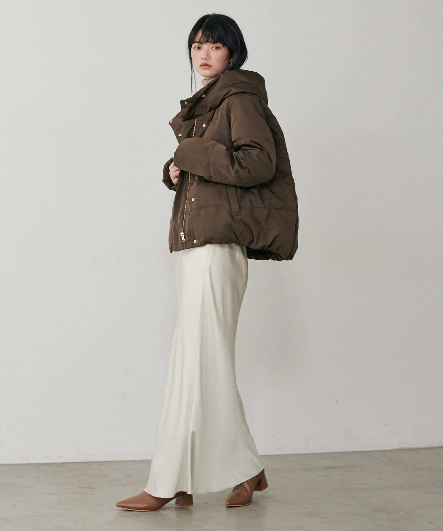 LARUTA｜ピーチスキンダウンフェザーコート | Rakuten Fashion(楽天