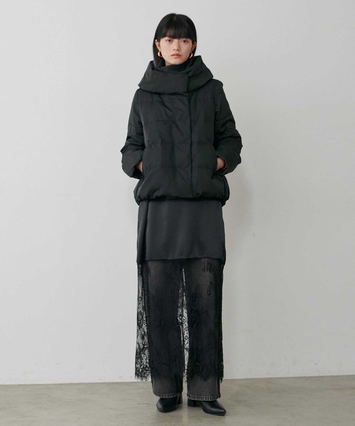 LARUTA｜ピーチスキンダウンフェザーコート | Rakuten Fashion(楽天