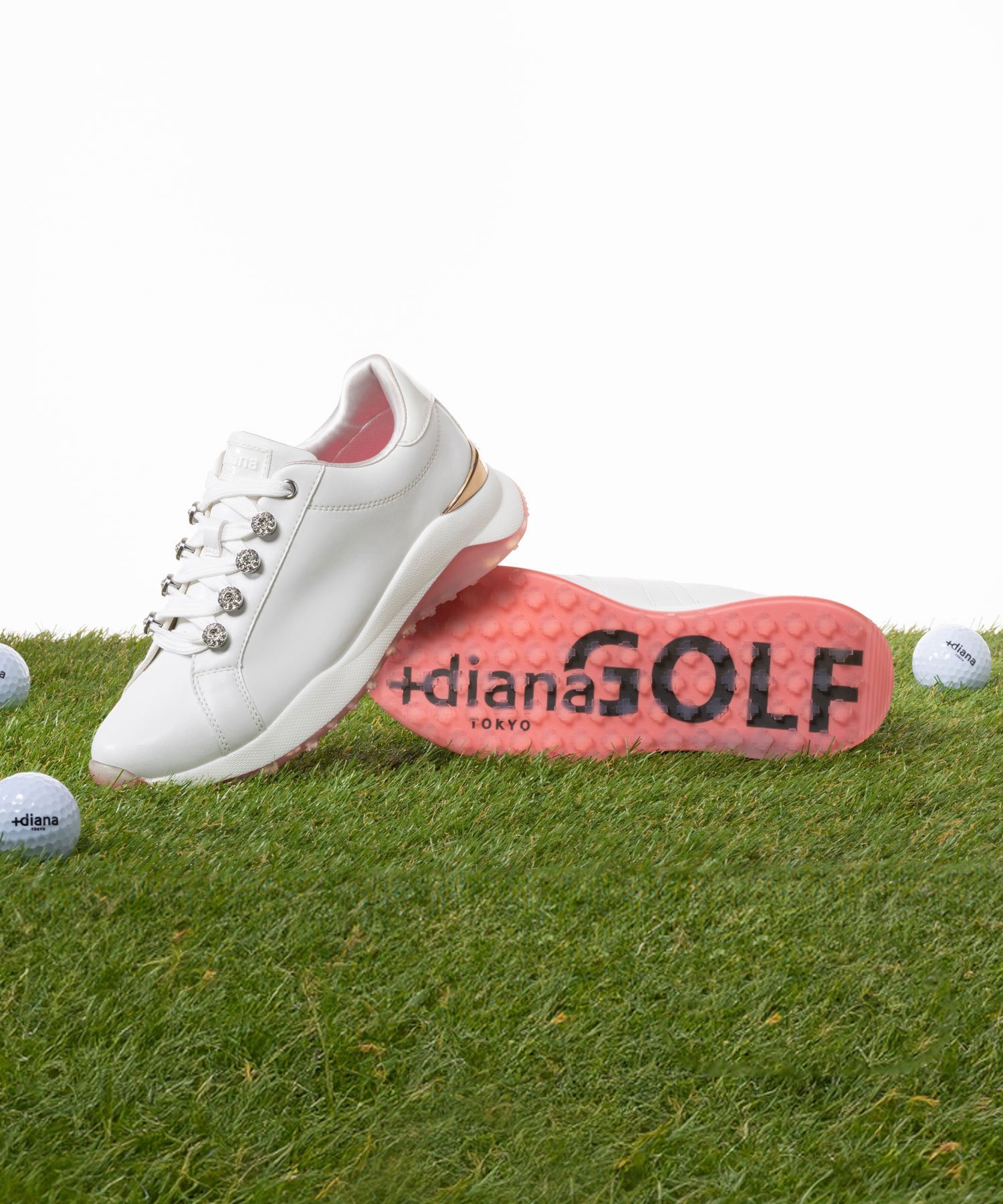 diana｜【+dianaGOLF】レースアップゴルフシューズ | Rakuten Fashion