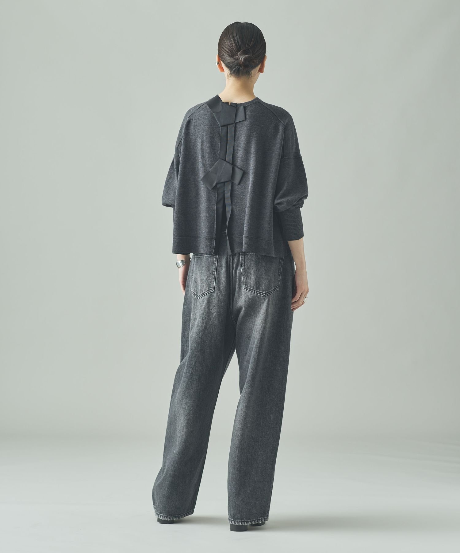 Curensology｜ファインウールバックリボンプルオーバー | Rakuten