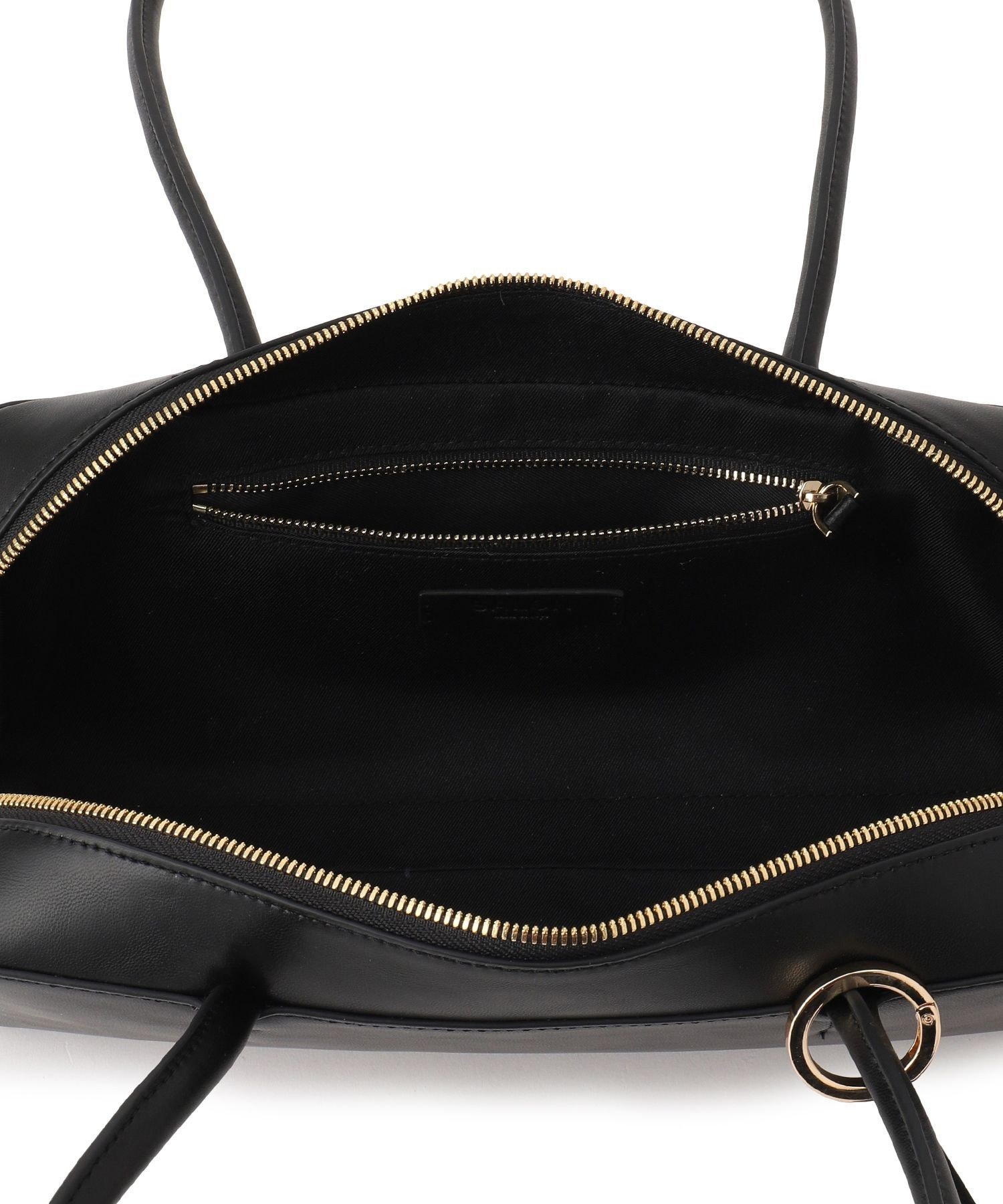 SALON adam et rope'｜ミニポーチ付きスプリットレザーワイドバッグ