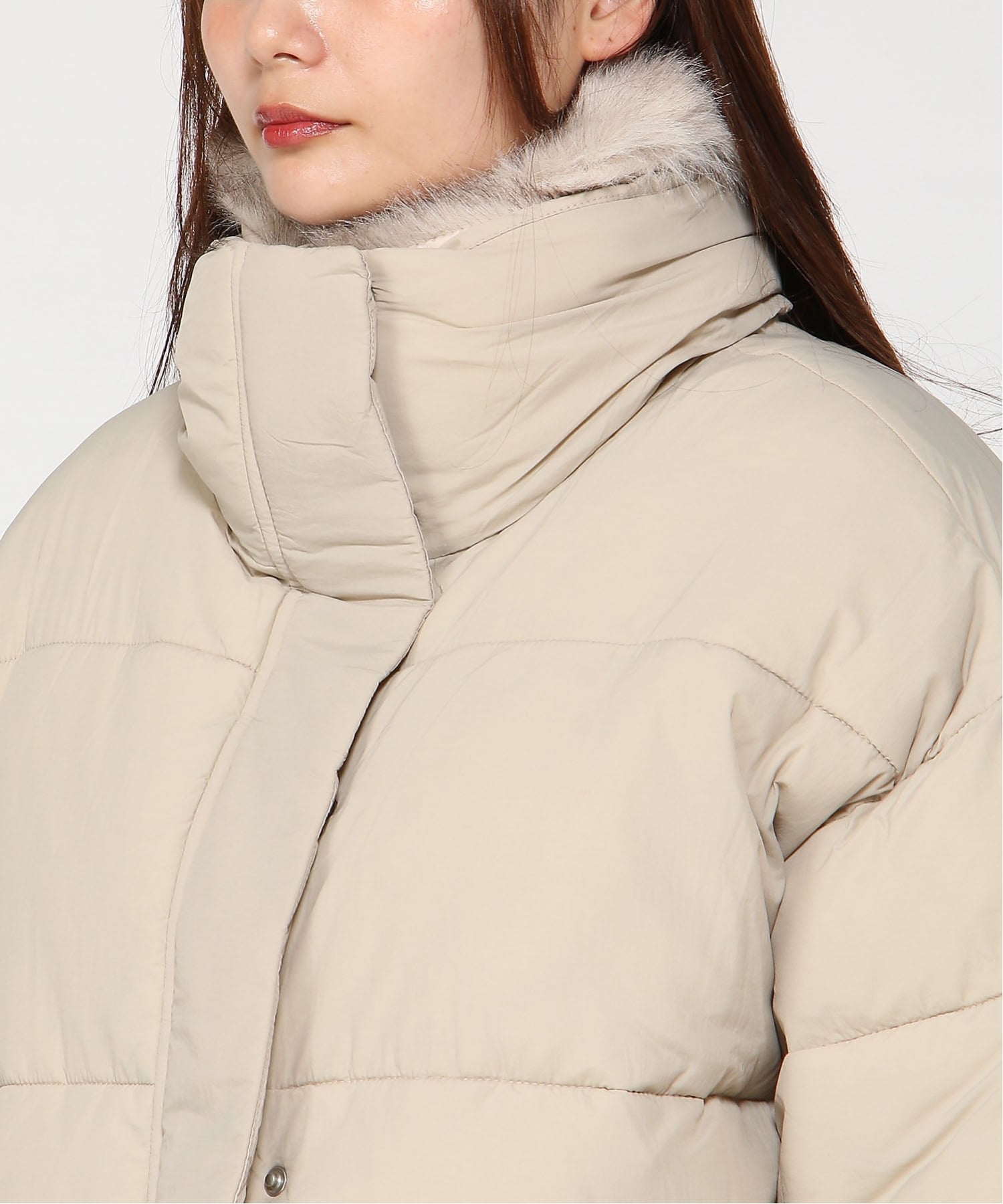 GAP｜(W)フェイクファートリミング パファージャケット | Rakuten