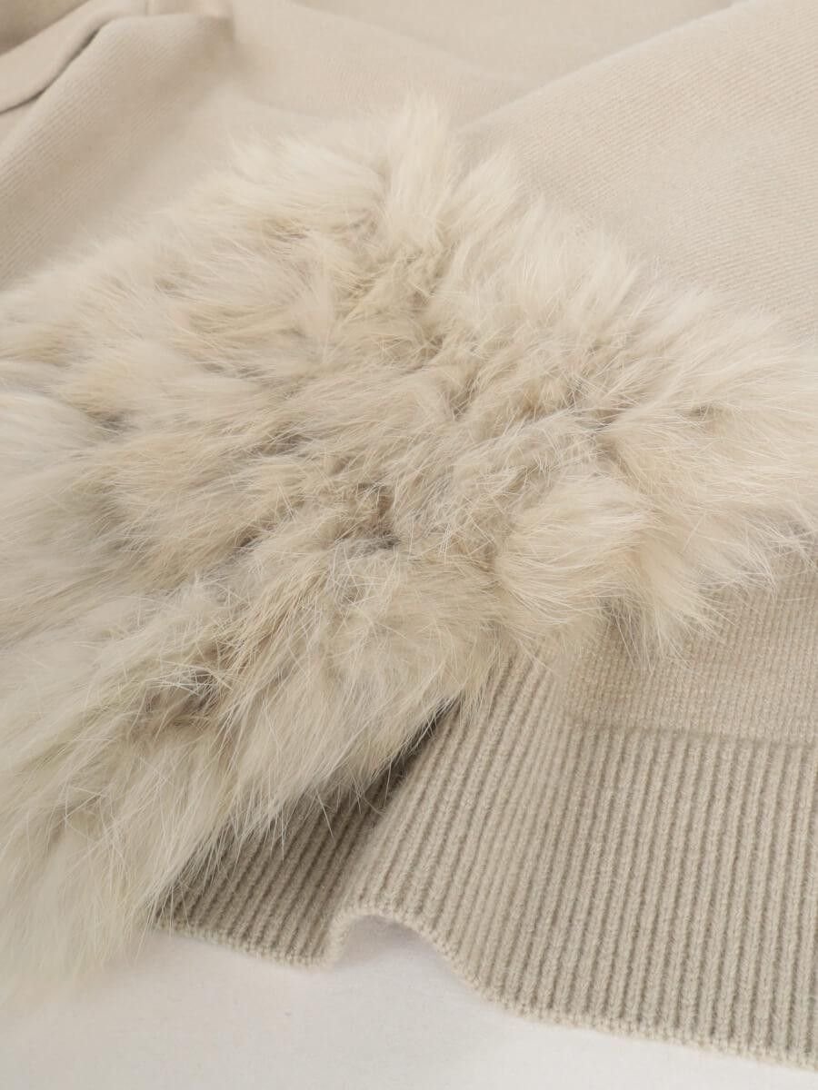 Vin｜ラビットファースリーブ2wayニット | Rakuten Fashion(楽天