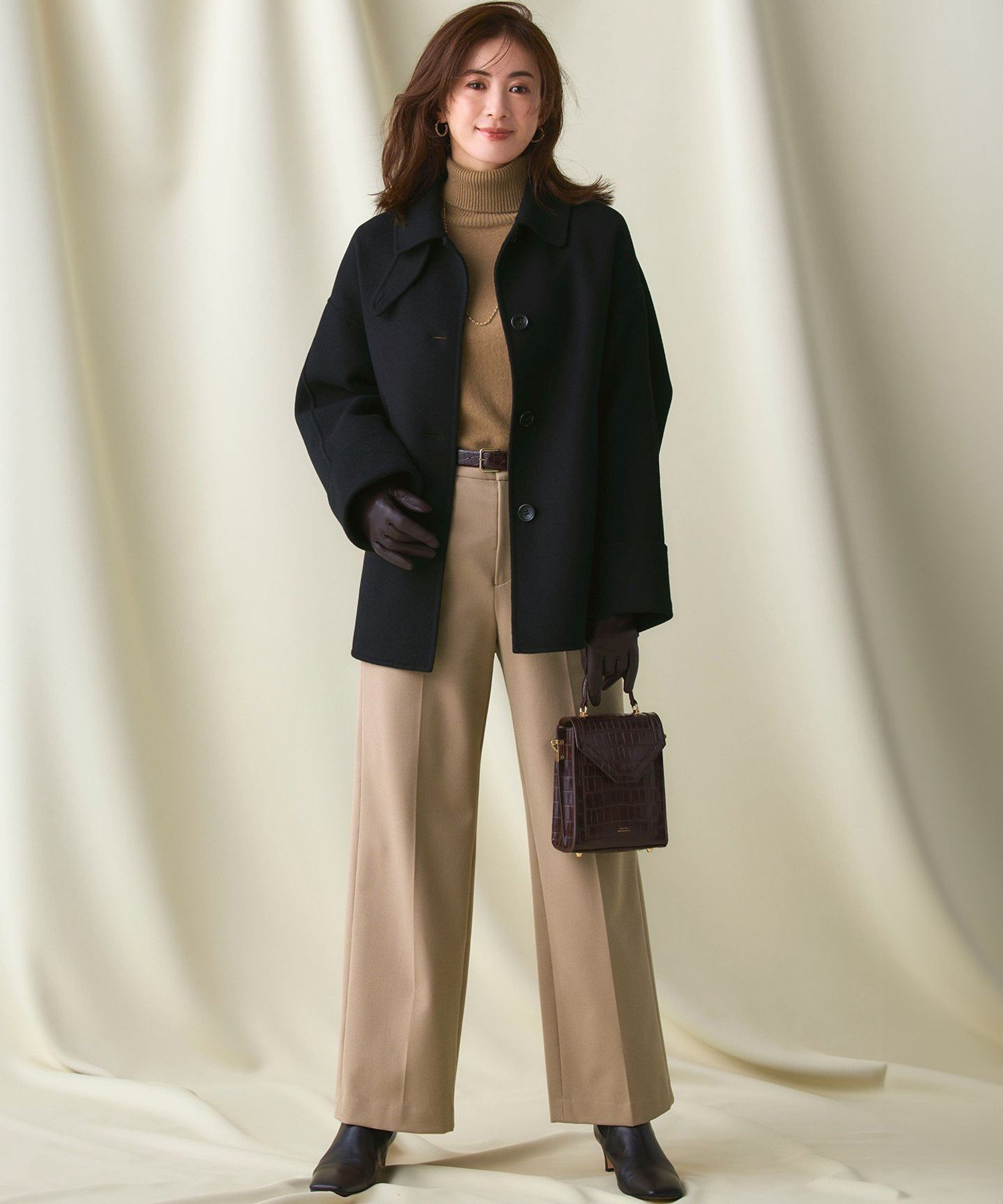 23区｜【VERY掲載】MANTECOPure リバー ステンカラーコート | Rakuten