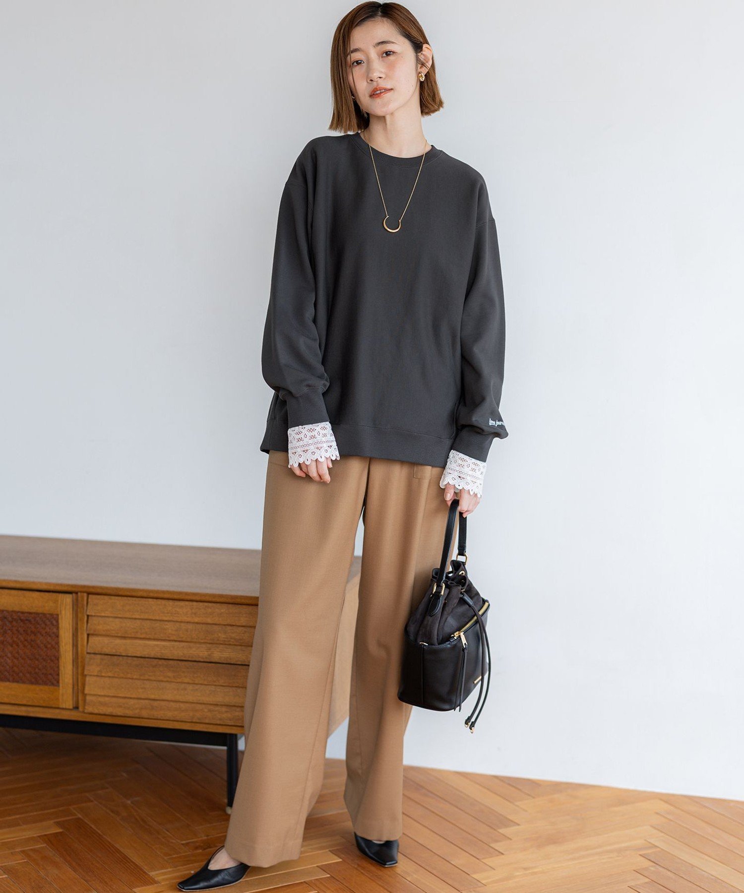 23区｜ナチュラルコットンベア レースレイヤード カットソー | Rakuten