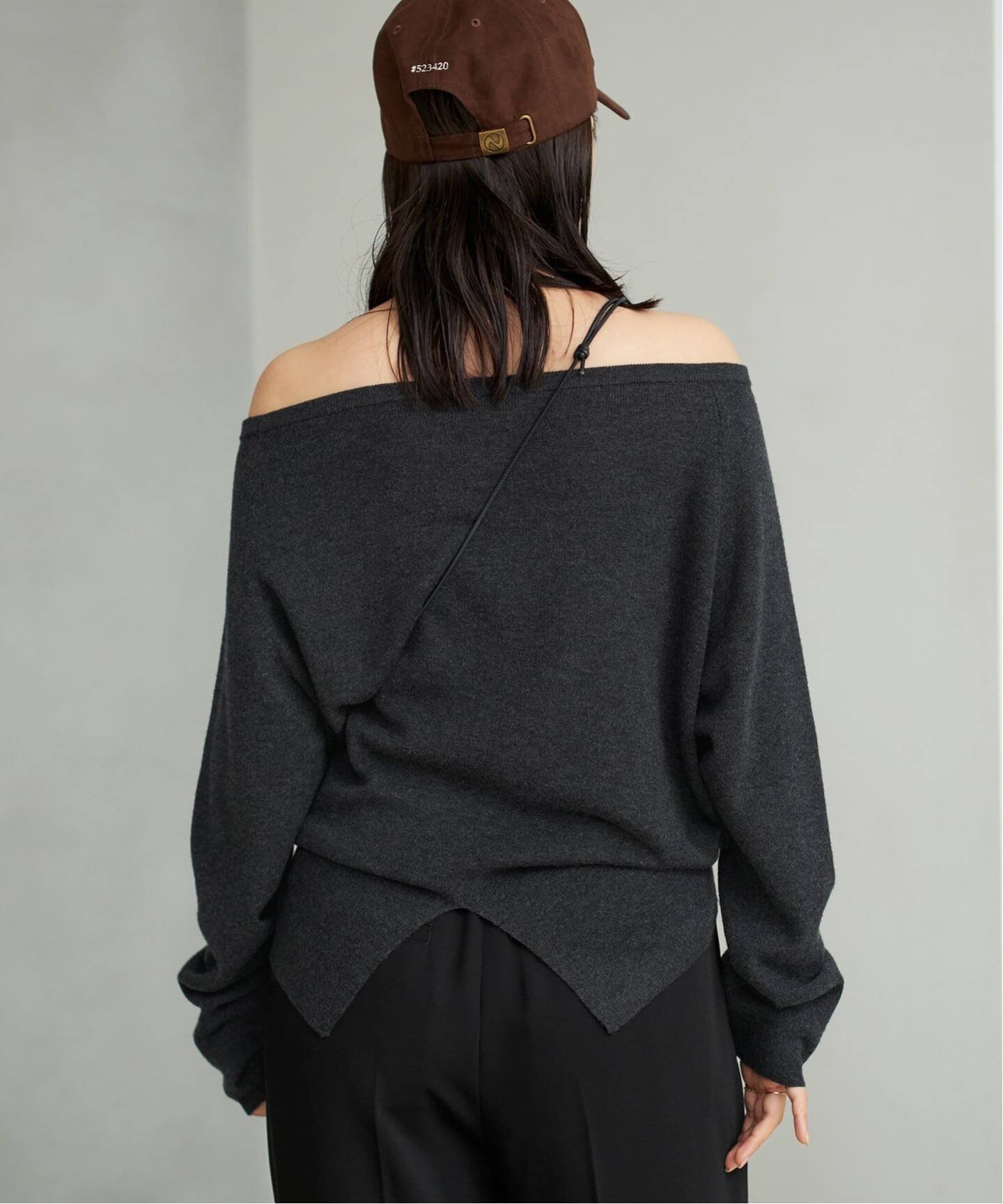 plage｜《追加》Off shoulder slit ニット 2 | Rakuten Fashion(楽天