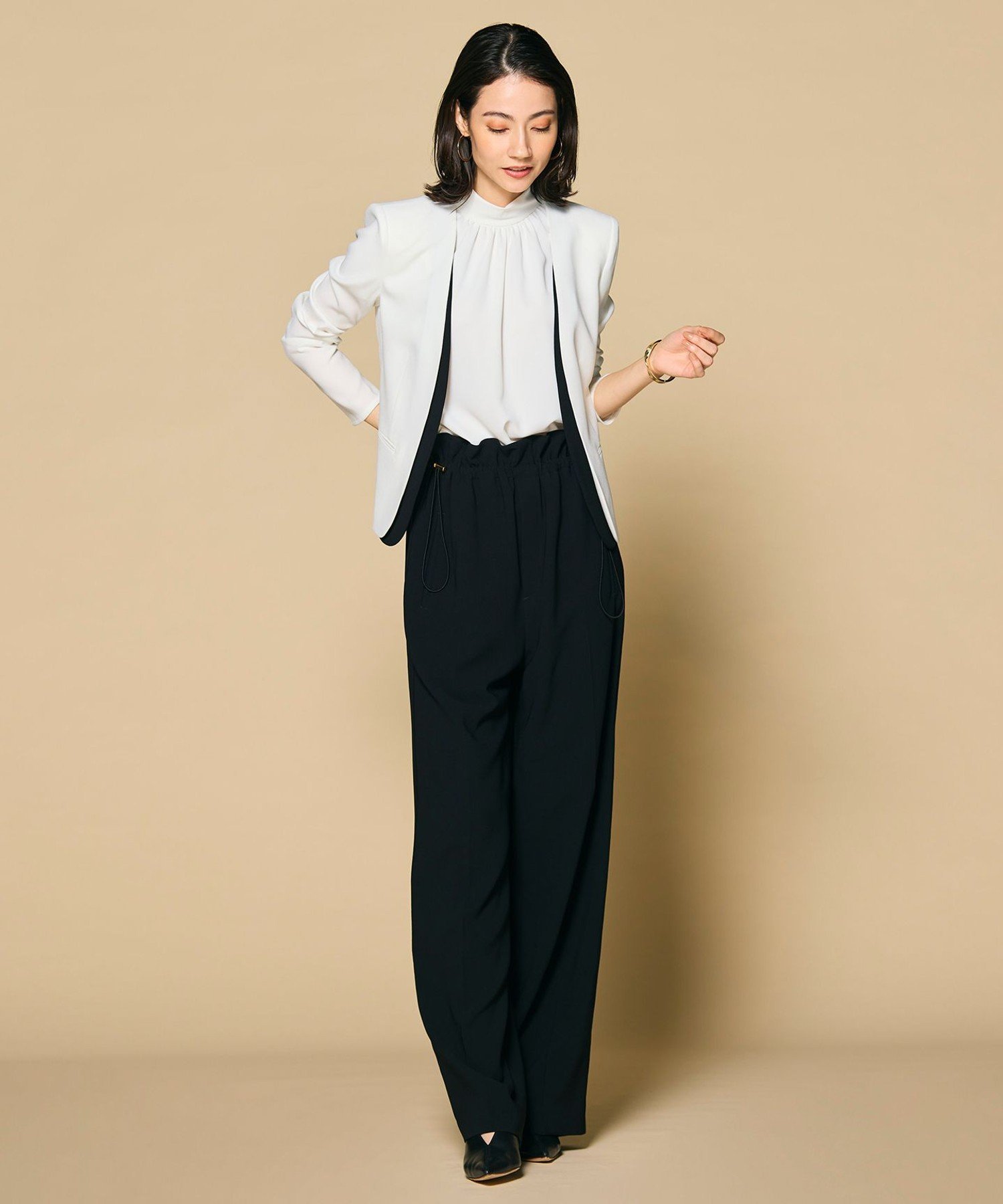 BEIGE,｜CINDY / ダブルカラージャケット | Rakuten Fashion(楽天