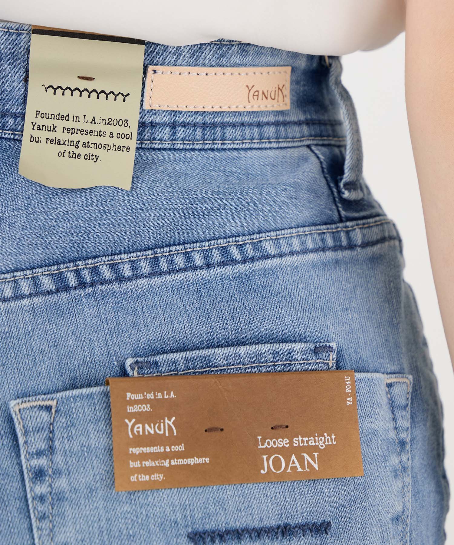 MICA＆DEAL｜【YANUK】AIRY Really Light ルーズストレートデニム-Joan