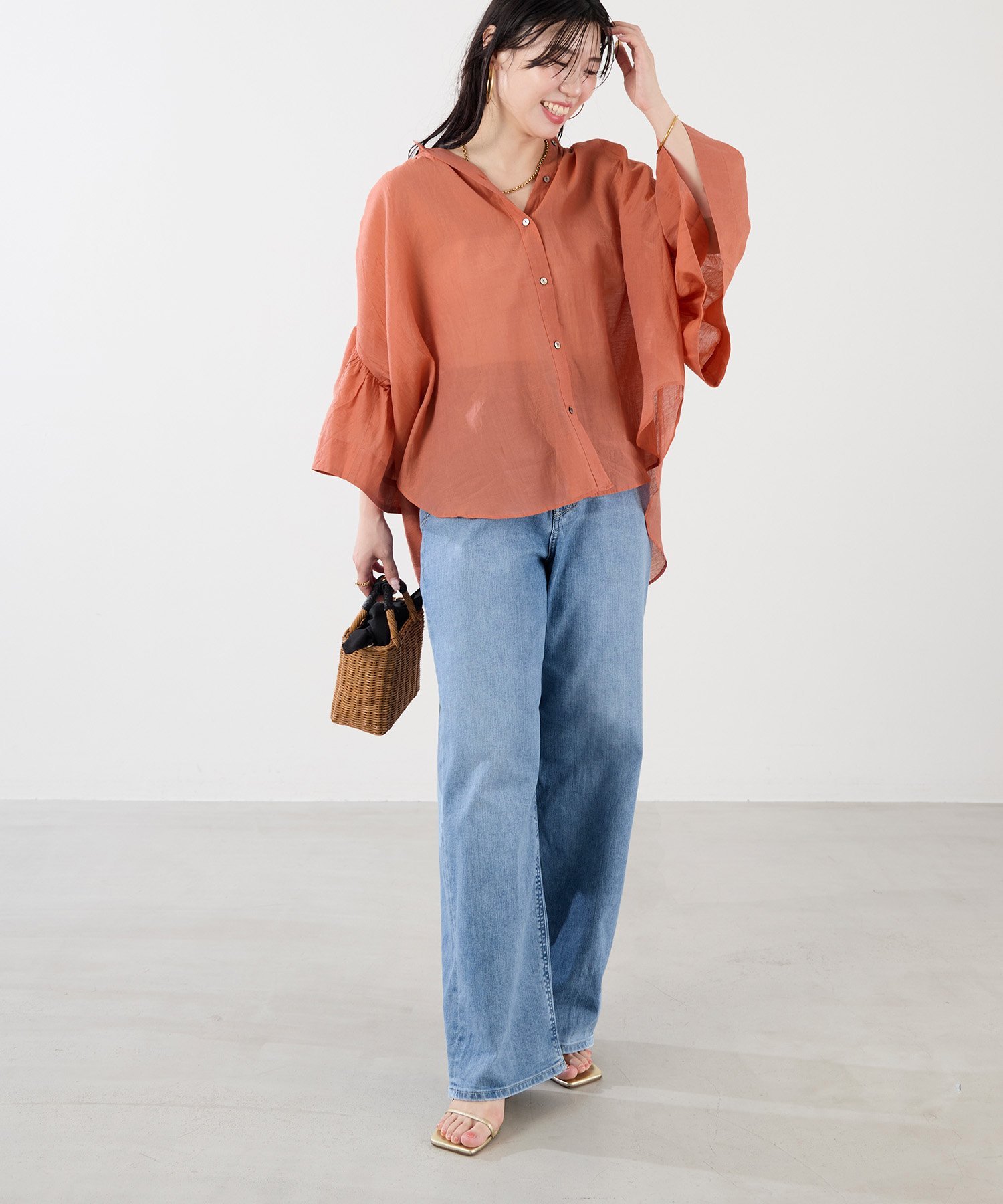 MICA＆DEAL｜【YANUK】AIRY Really Light ルーズストレートデニム-Joan