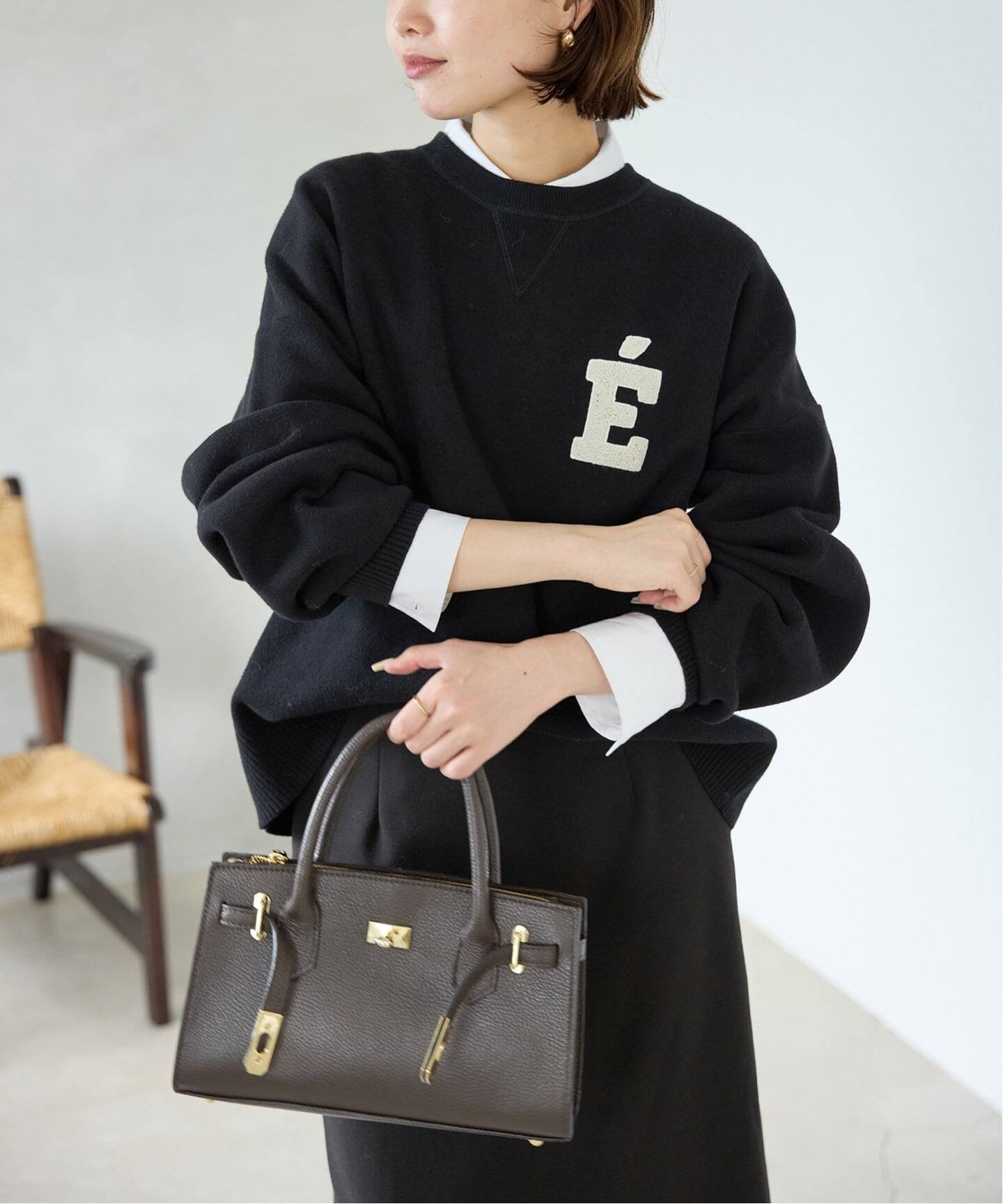 SLOBE IENA｜《WEB限定カラー有り/追加3》サガラ刺繍スウェットライク