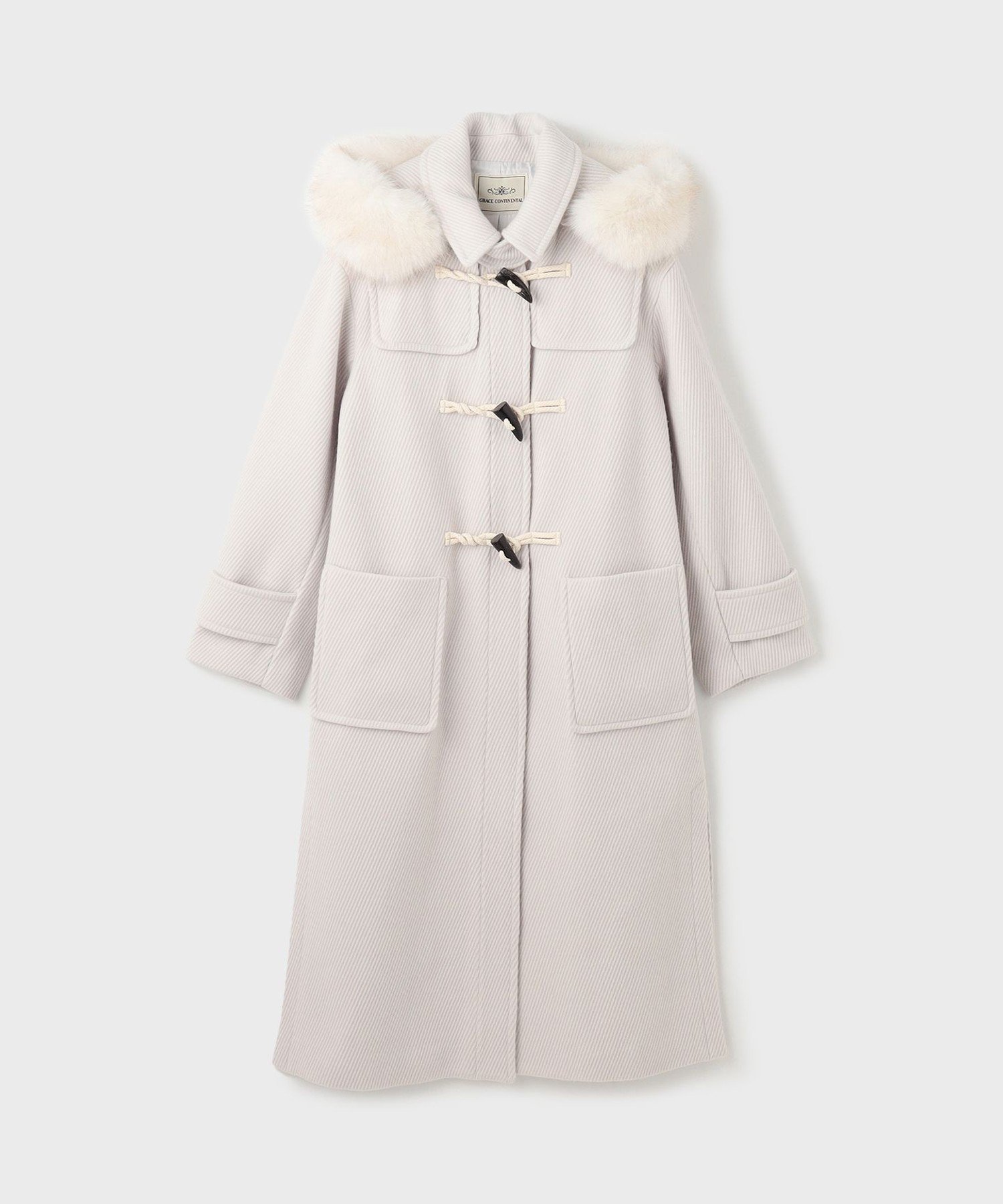 GRACE CONTINENTAL｜ウールカルゼダッフルコート | Rakuten Fashion