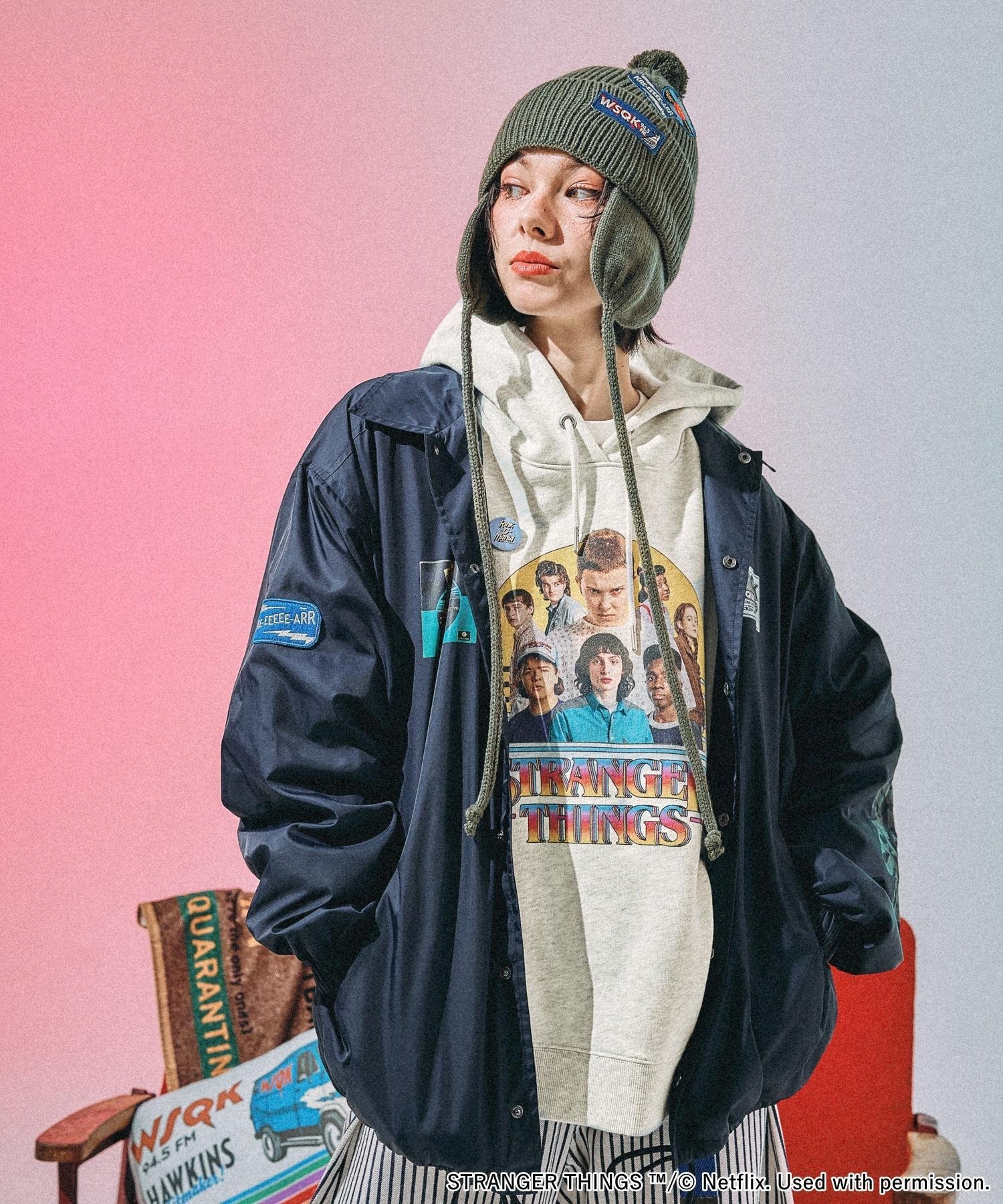 niko and ｜【STRANGER THINGS】コラボ アソートコーチジャケット