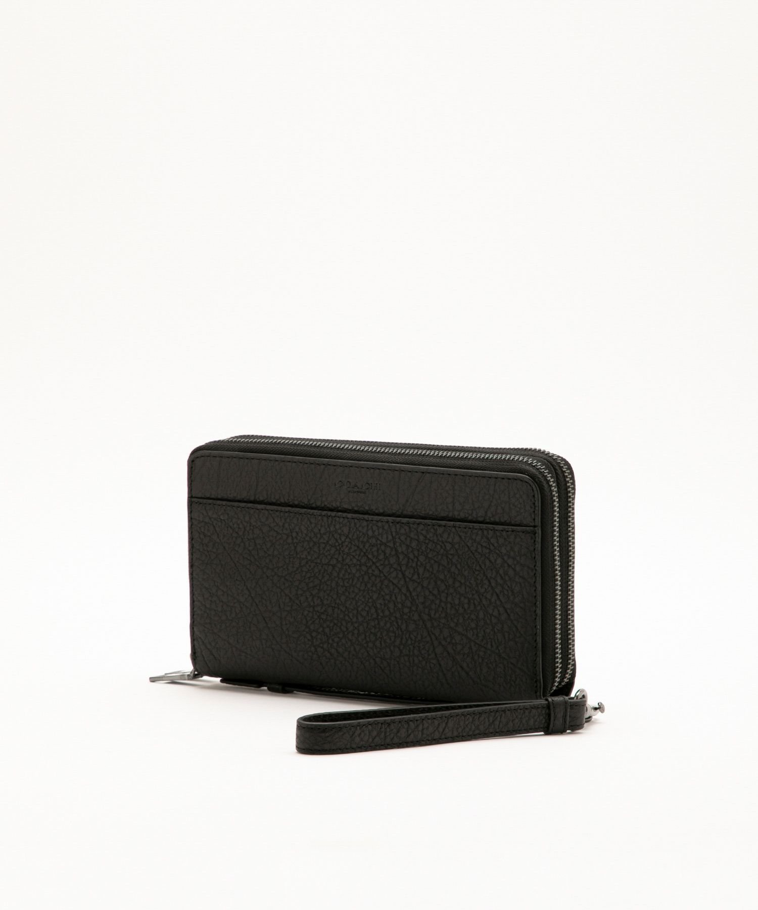 COACH✨大人気！！ダブルジップ トラベルオーガナイザー 高級シボ革 極