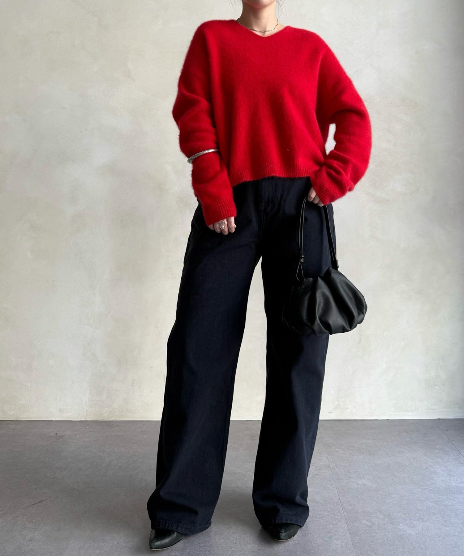 BEARDSLEY｜FOXウールVネックニット | Rakuten Fashion(楽天