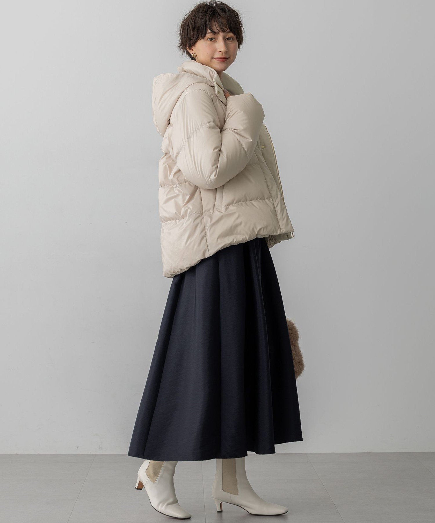 23区｜【滝沢眞規子さん着用/VERY掲載】シレータフタ コンパクト