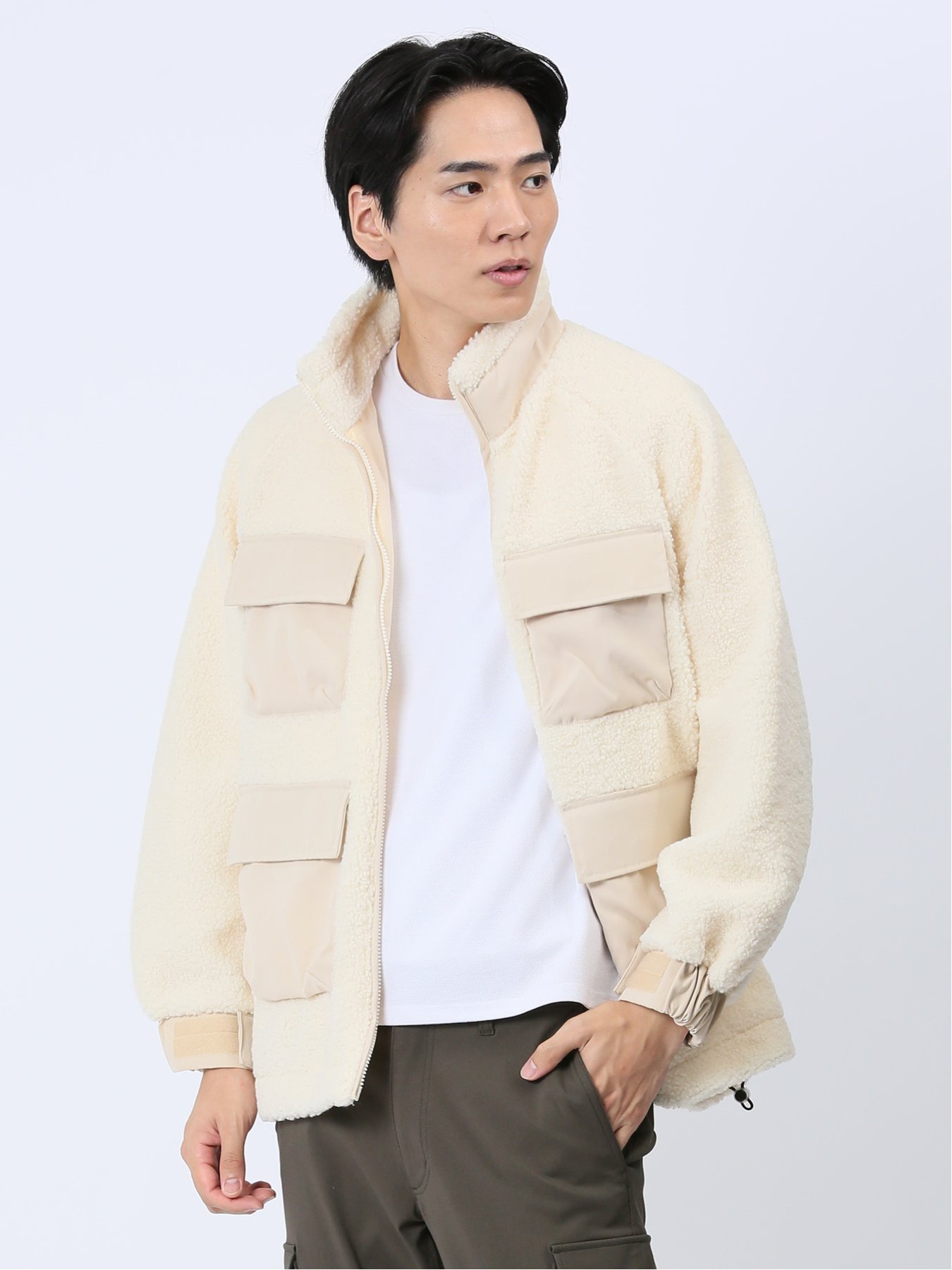 TAKA-Q｜【WEB限定】ミンズクローゼット/mihns closet ボアブルゾン