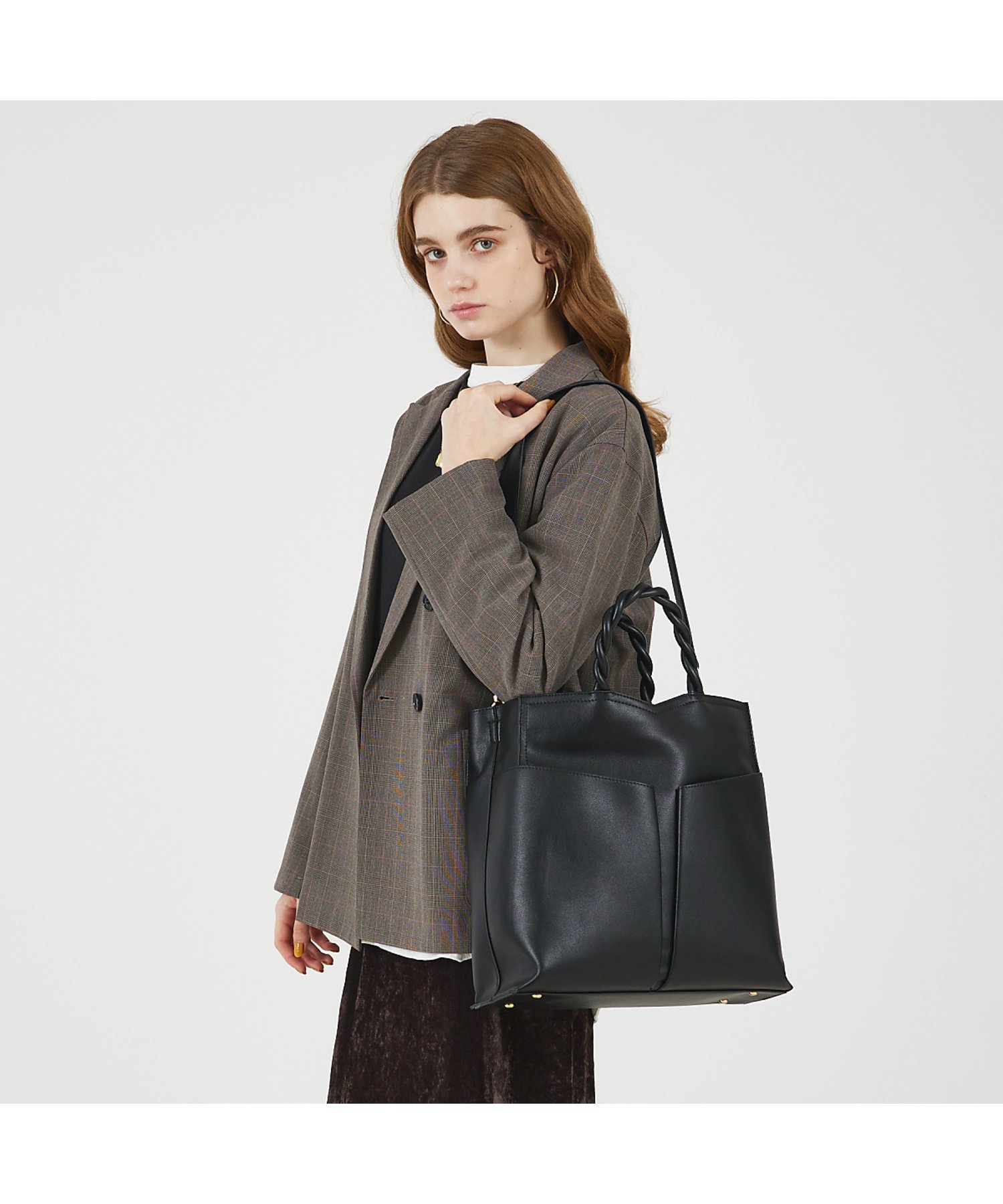 LOWELL Things｜Twiste/ダブルポケット2WAYトート L | Rakuten Fashion