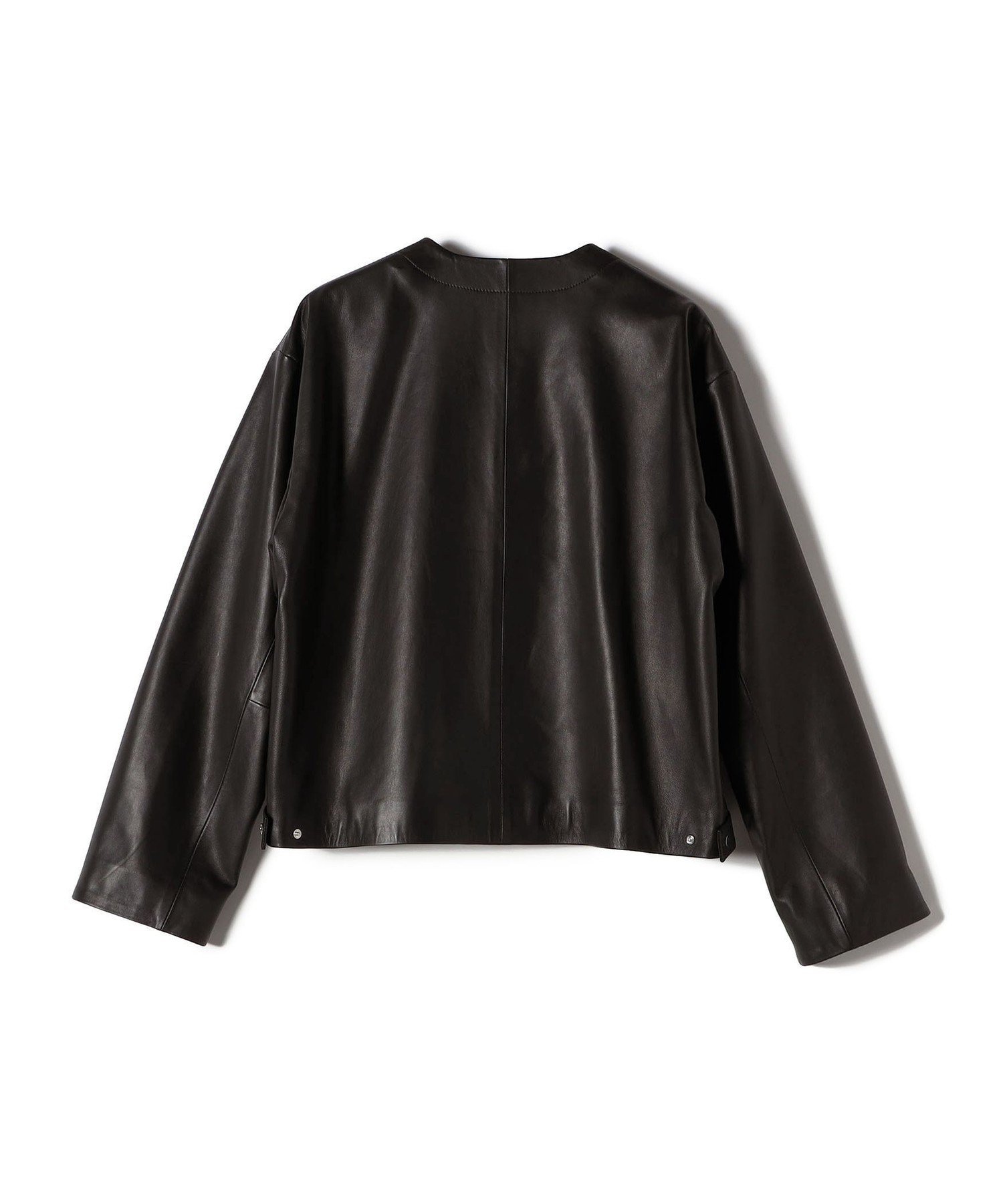 SHIPS｜SHEEP レザー ノーカラー ブルゾン | Rakuten Fashion(楽天