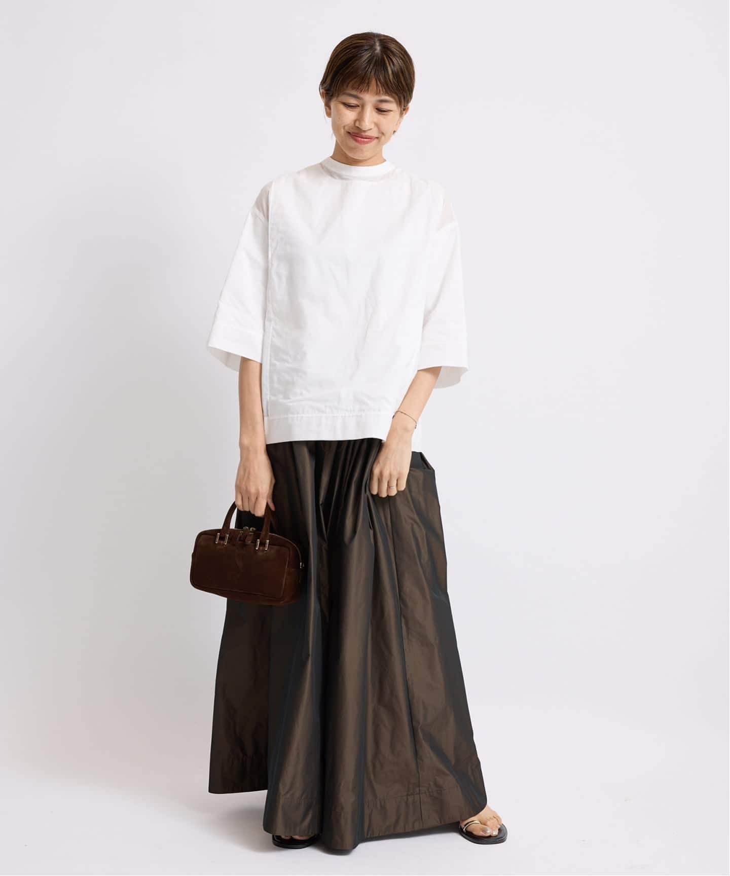 IENA｜メモリータフタギャザースカート | Rakuten Fashion(楽天