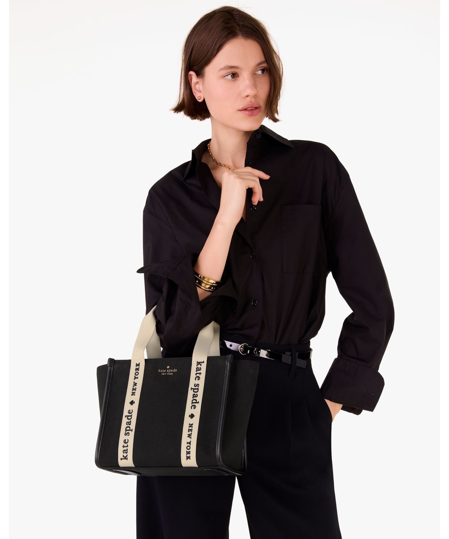 kate spade new york｜キップ キャンバス スモール トート | Rakuten